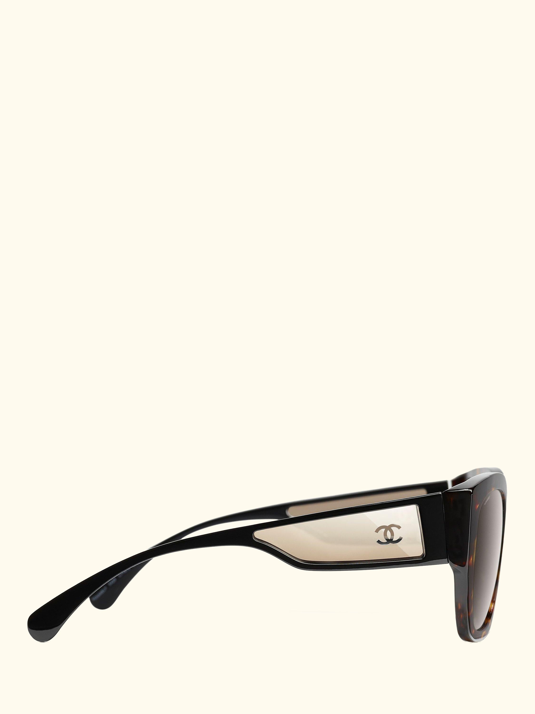 Irregular Sunglasses CH5429 Dark Havana/Black