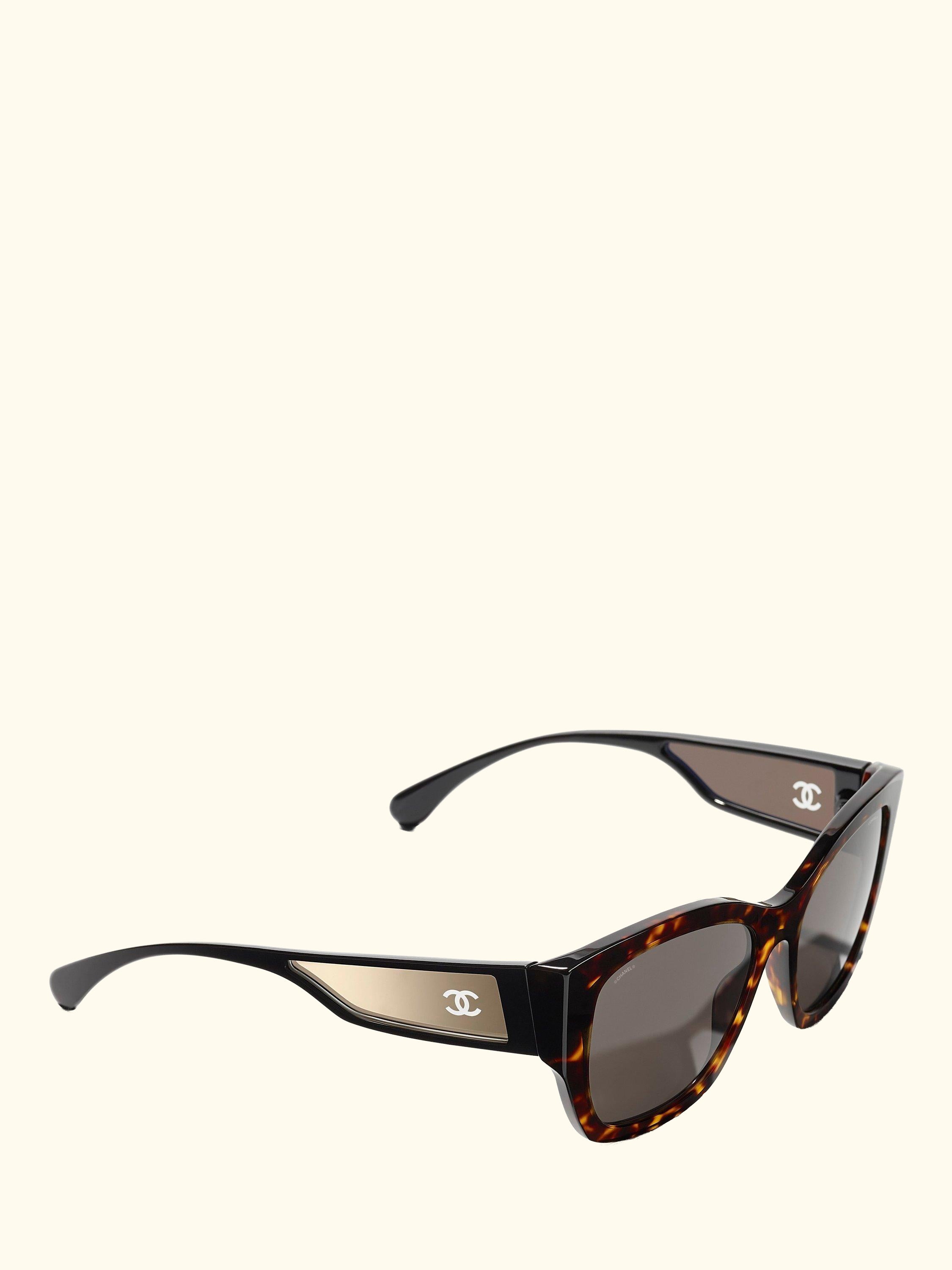 Irregular Sunglasses CH5429 Dark Havana/Black