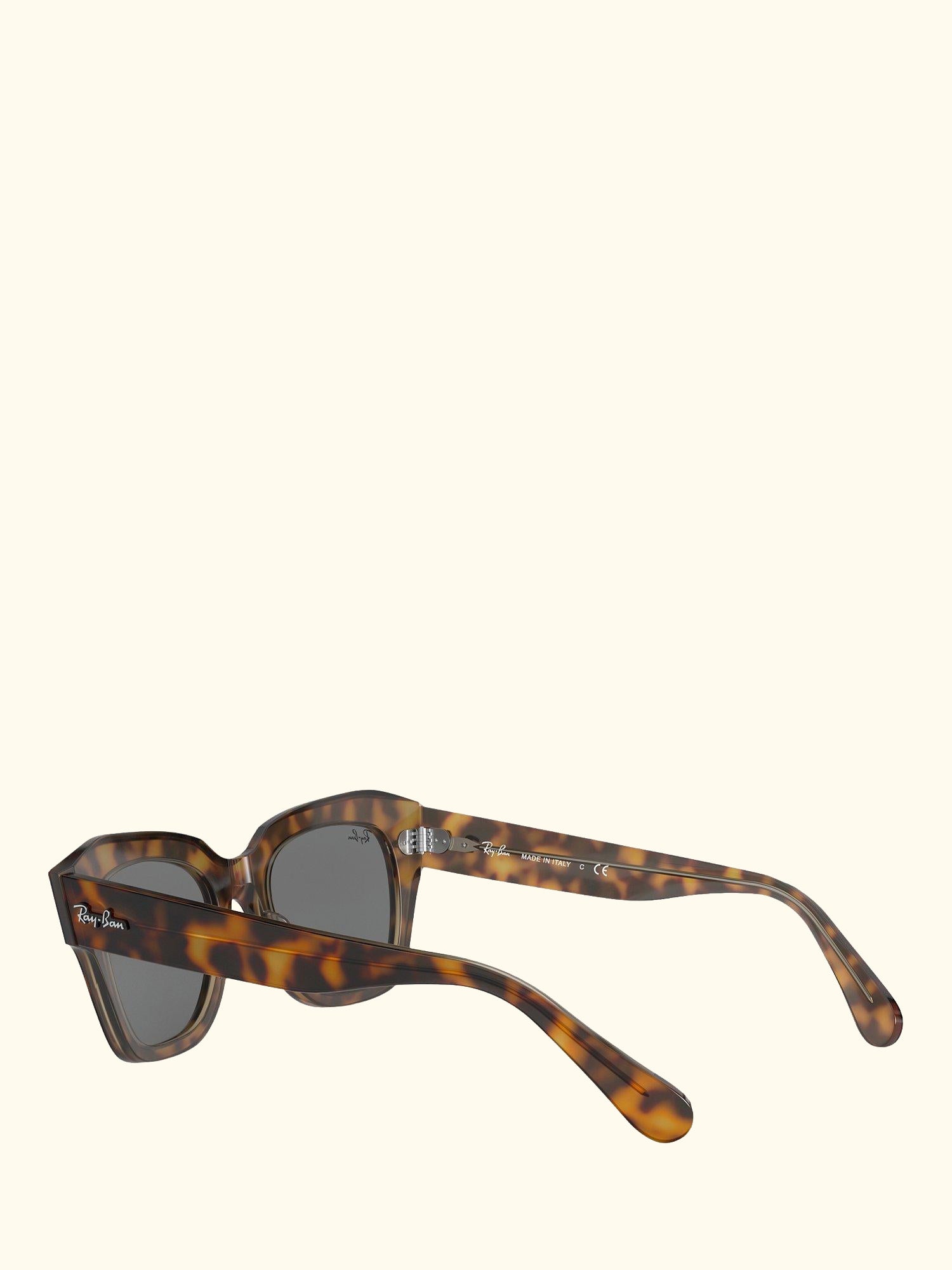 RB2186 State Street Unisex Tortoise Shell Sunglasses, Light Brown