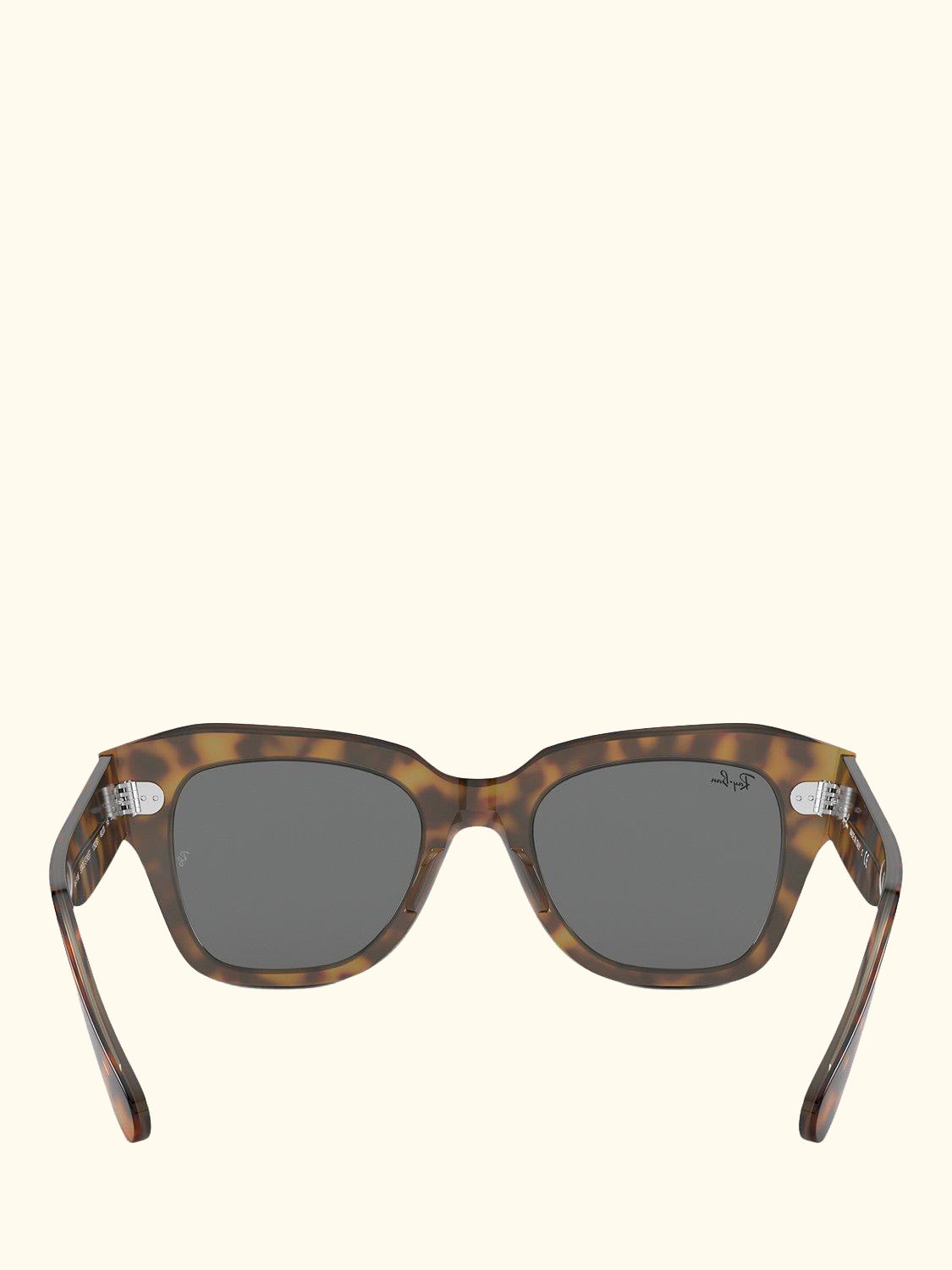 RB2186 State Street Unisex Tortoise Shell Sunglasses, Light Brown