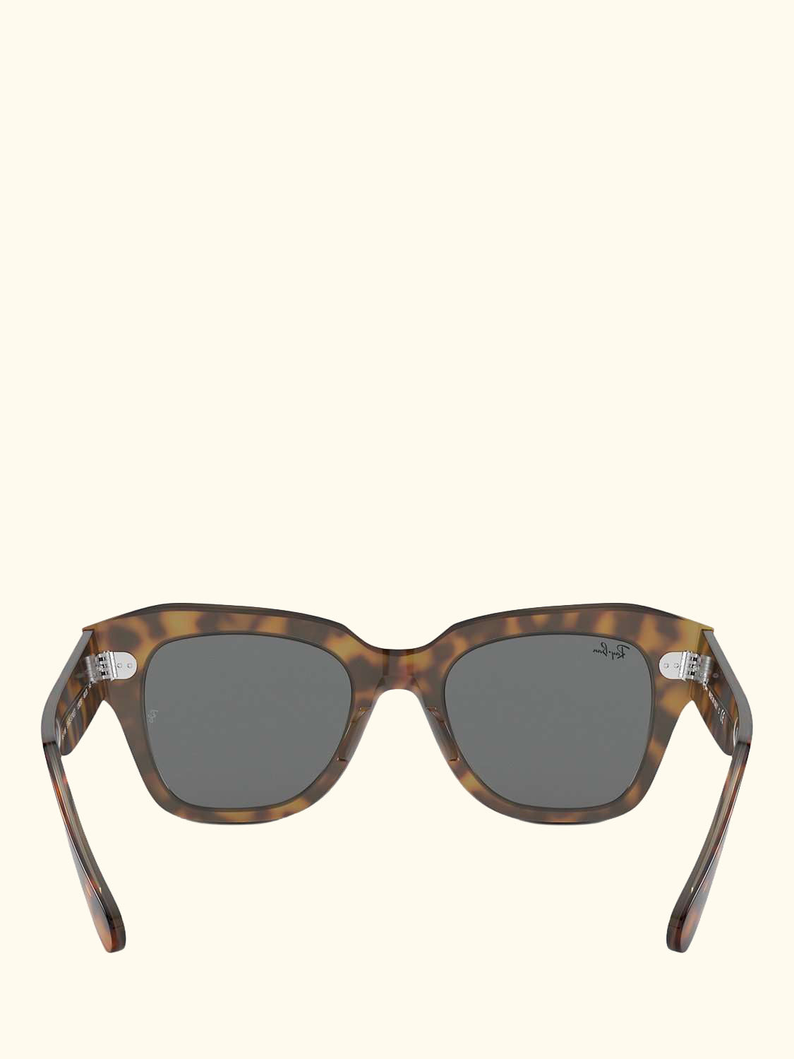 RB2186 State Street Unisex Tortoise Shell Sunglasses, Light Brown