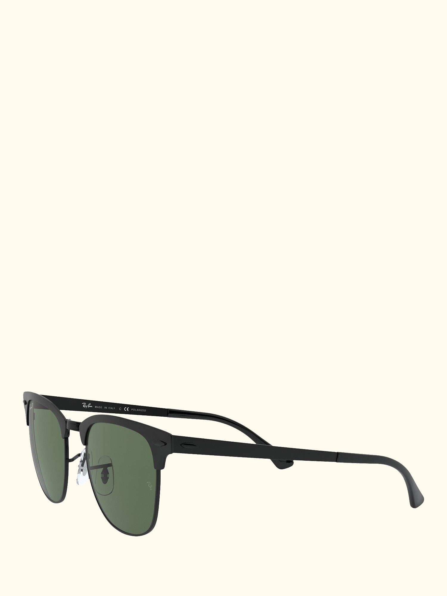 RB3716 Unisex Square Polarised Sunglasses, Black Top Matte