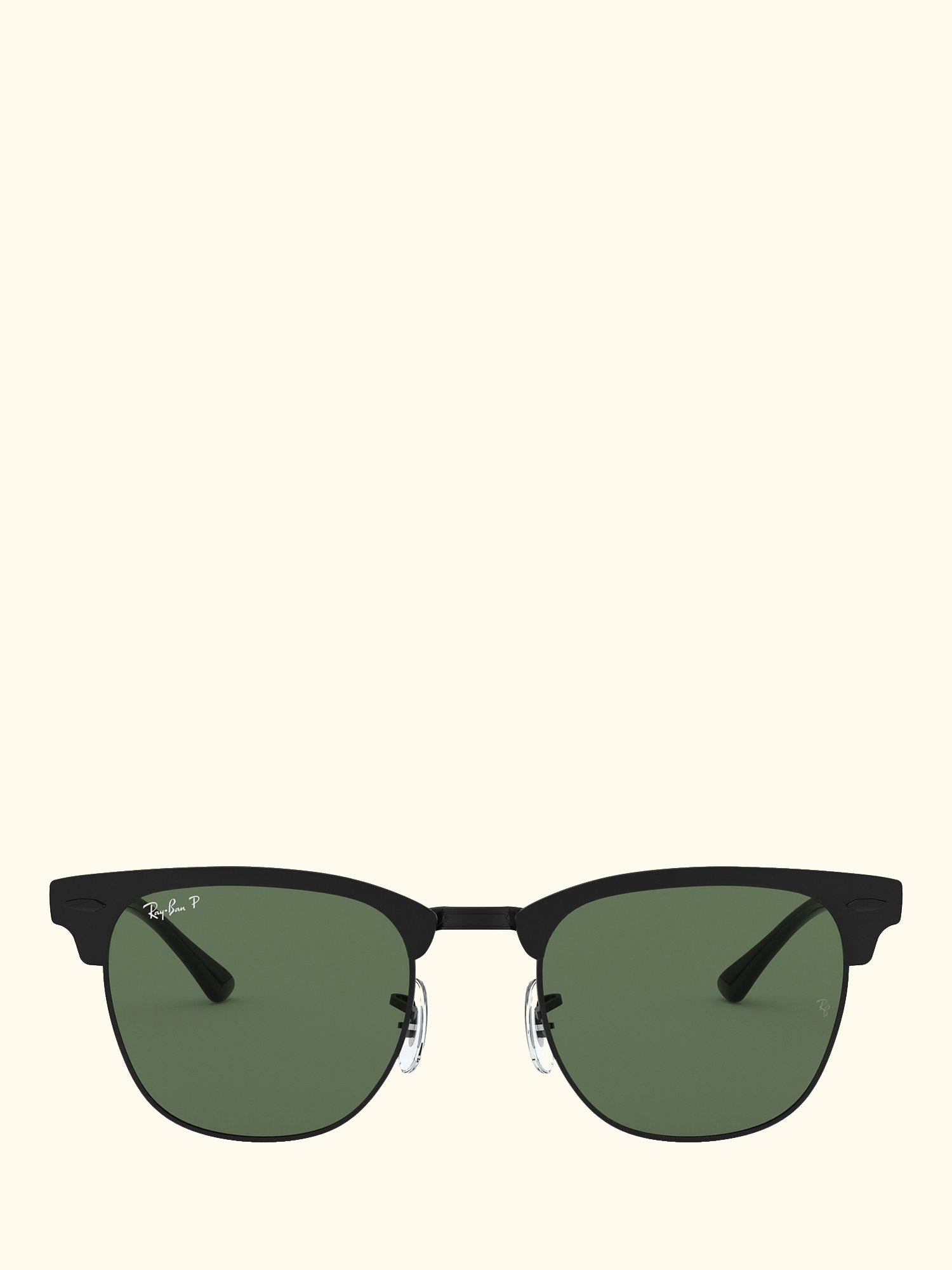 RB3716 Unisex Square Polarised Sunglasses, Black Top Matte