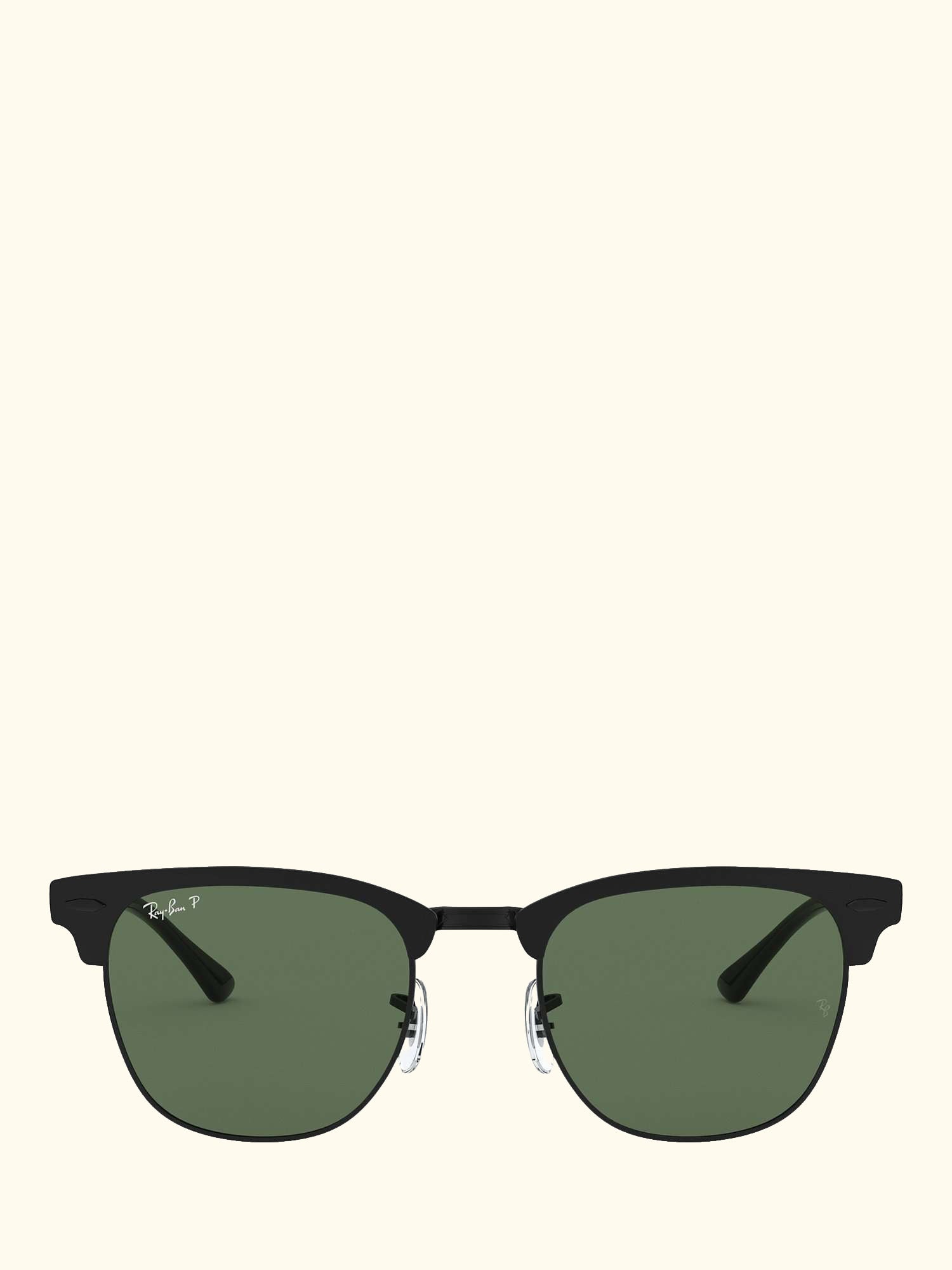 RB3716 Unisex Square Polarised Sunglasses, Black Top Matte