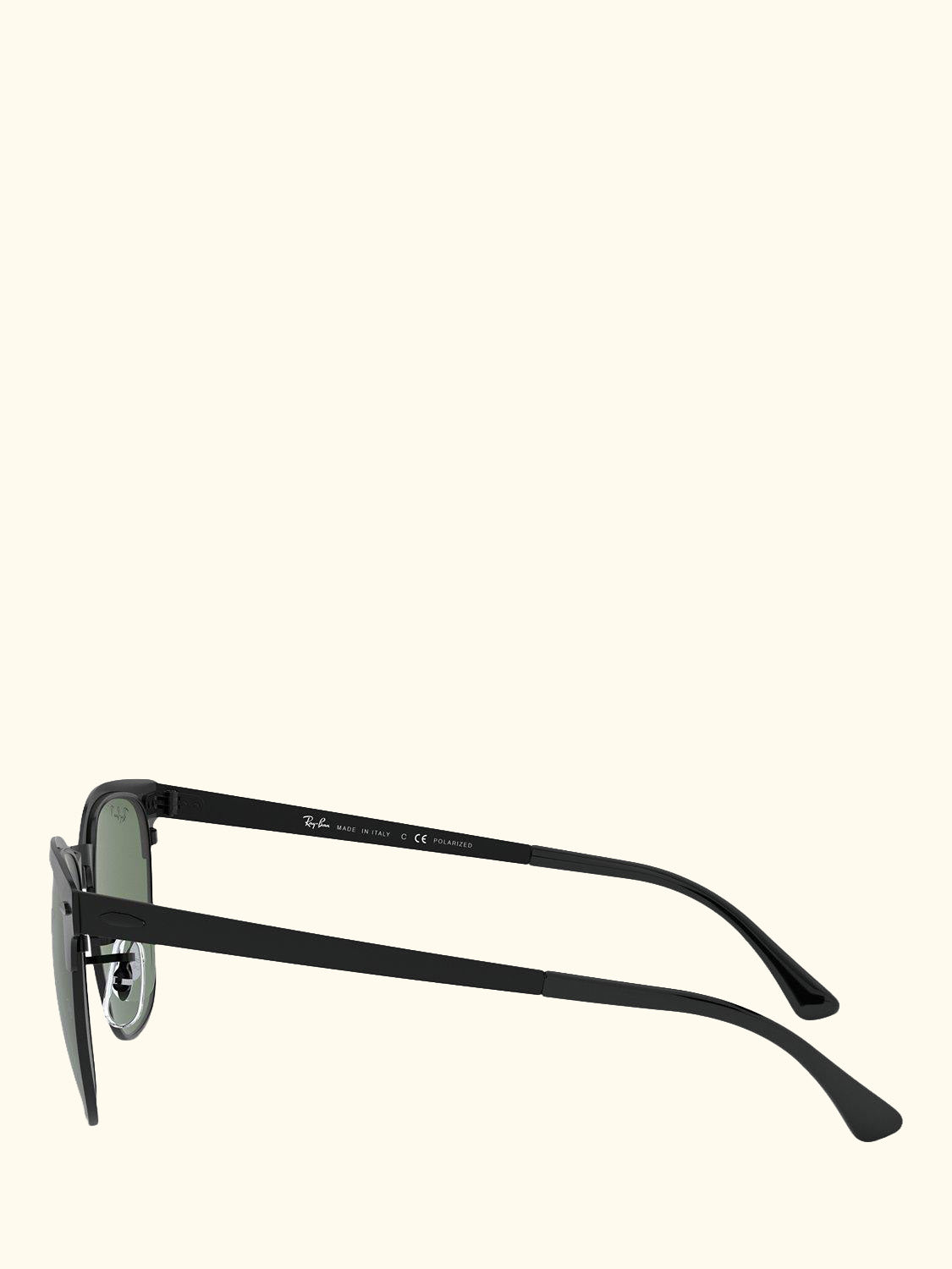 RB3716 Unisex Square Polarised Sunglasses, Black Top Matte