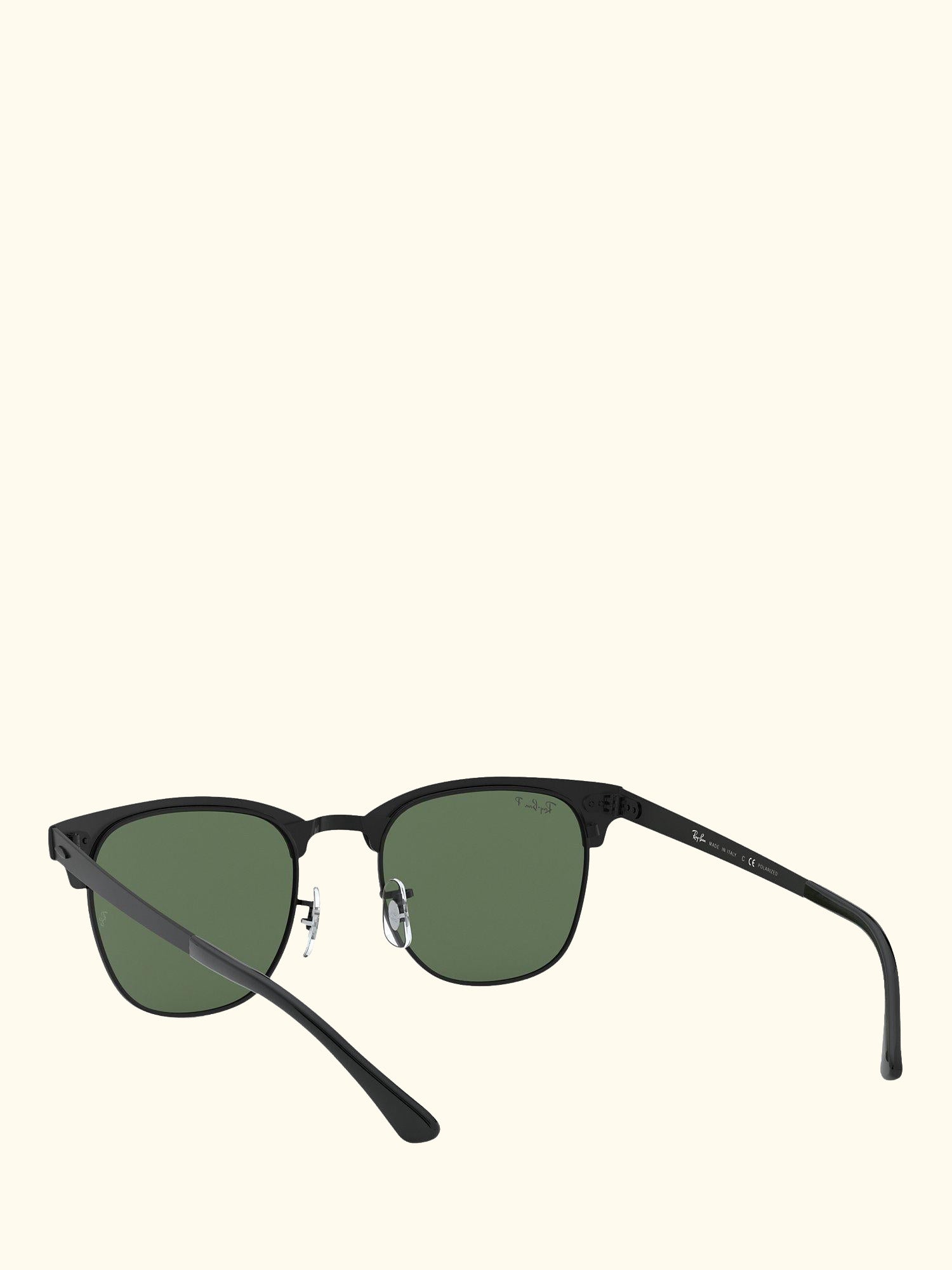 RB3716 Unisex Square Polarised Sunglasses, Black Top Matte
