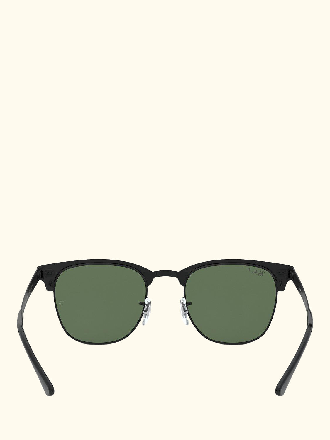 RB3716 Unisex Square Polarised Sunglasses, Black Top Matte
