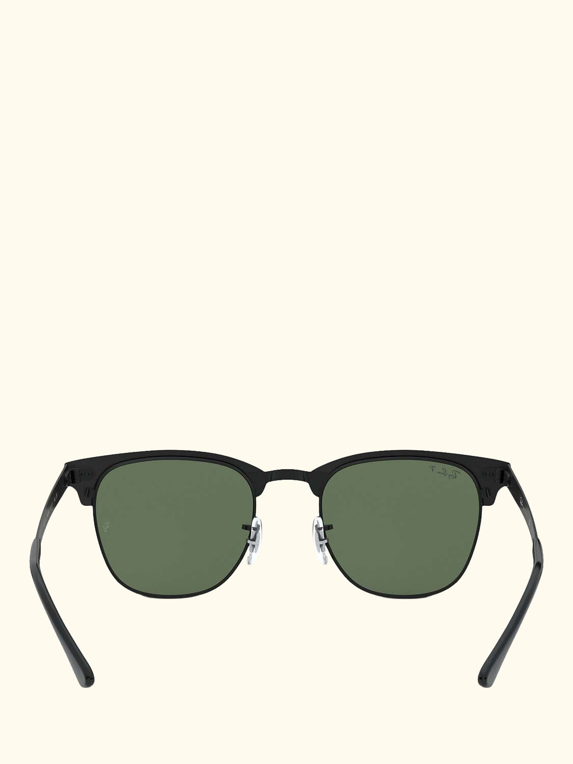 RB3716 Unisex Square Polarised Sunglasses, Black Top Matte