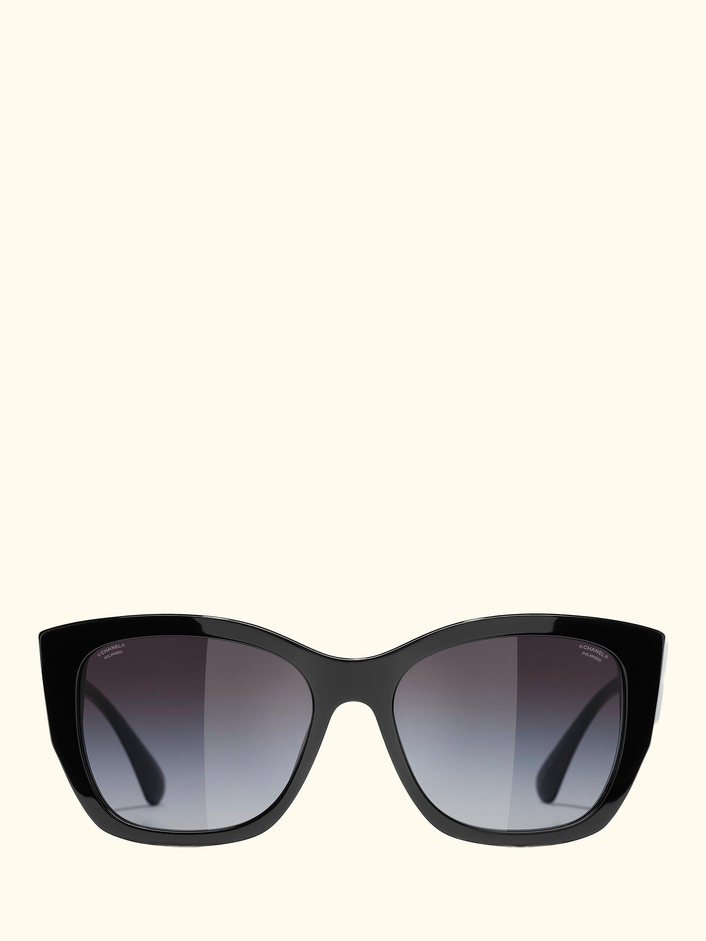 Irregular Sunglasses CH5429 Black/Grey Gradient