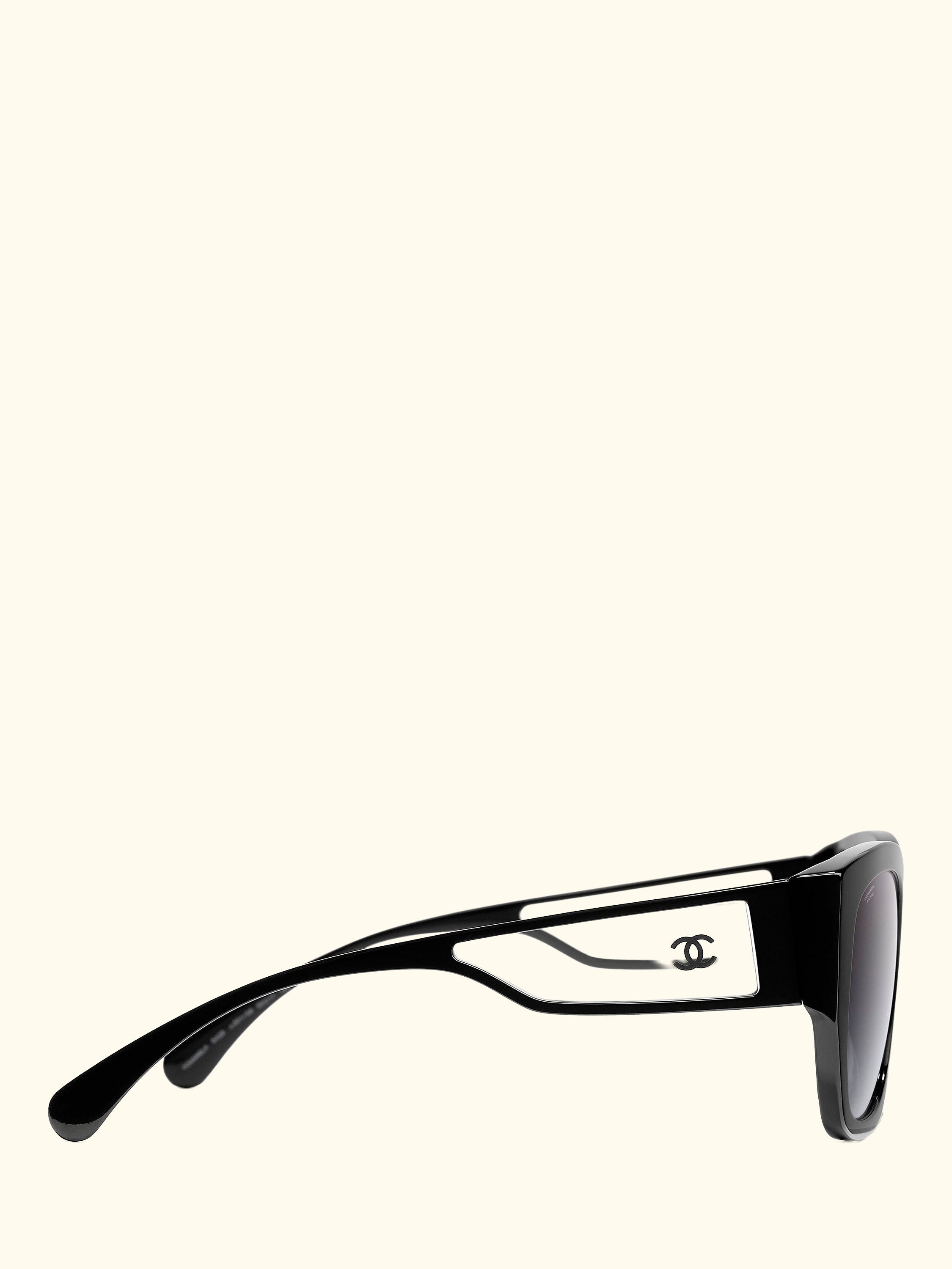 Irregular Sunglasses CH5429 Black/Grey Gradient
