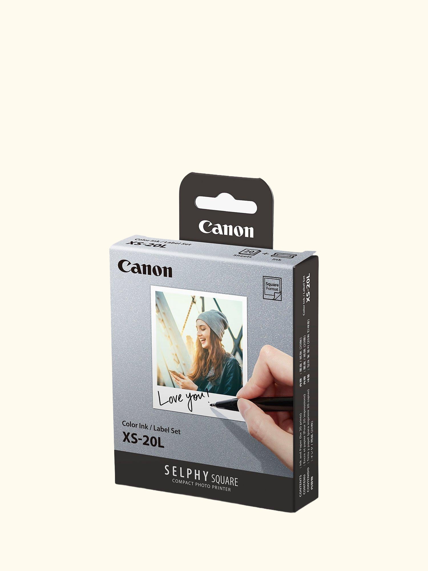 XS-20L Print Pack for SELPHY Square QX10, 20 Prints