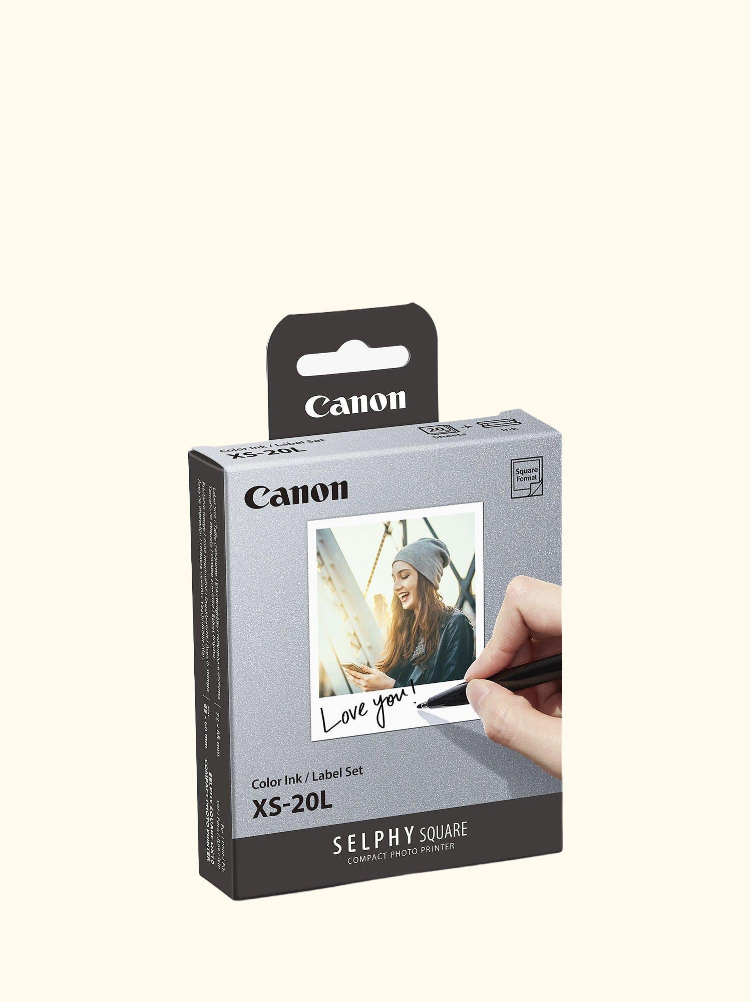 XS-20L Print Pack for SELPHY Square QX10, 20 Prints