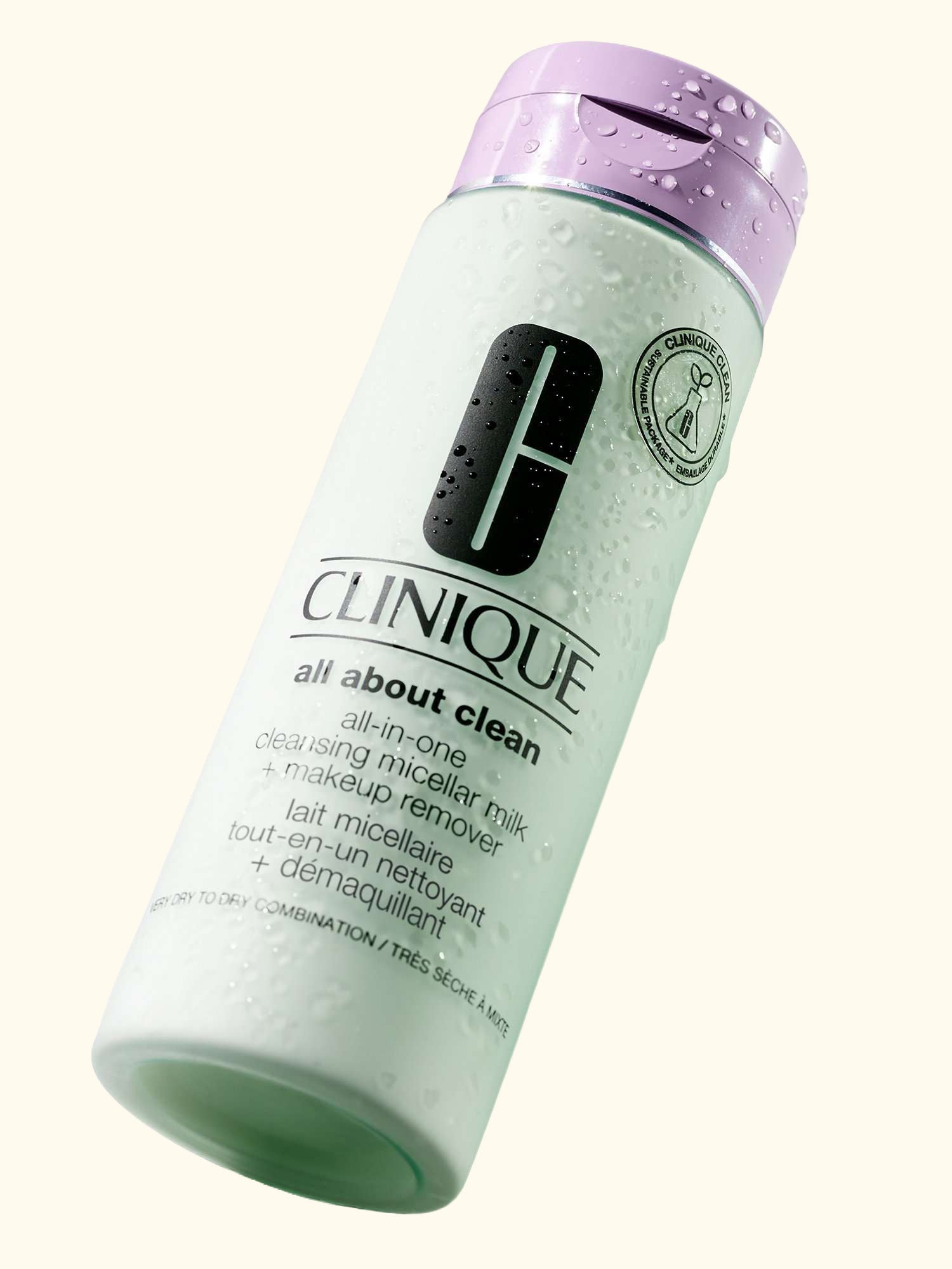 All-in-One Cleansing Micellar Milk + Makeup Remover - Skin Type 1 & 2, 200ml