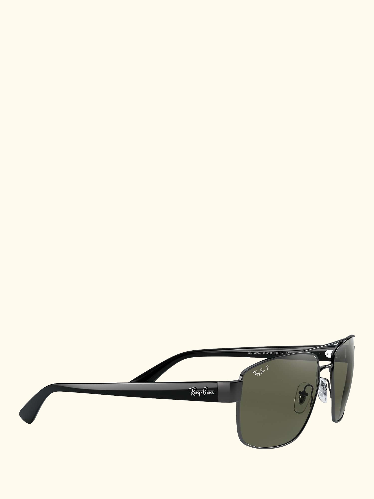 RB3663 Men's Polarised Rectangular Sunglasses