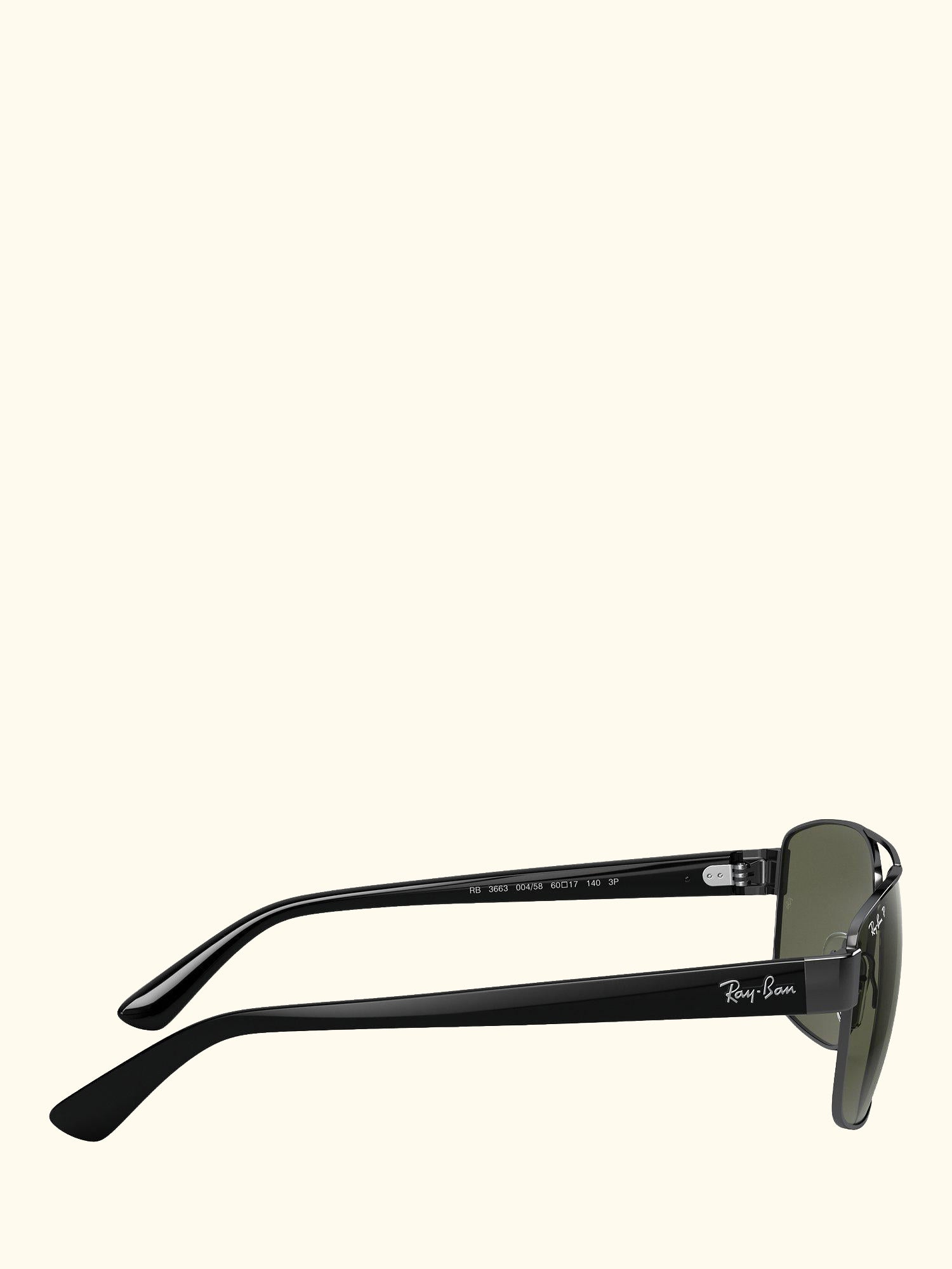 RB3663 Men's Polarised Rectangular Sunglasses