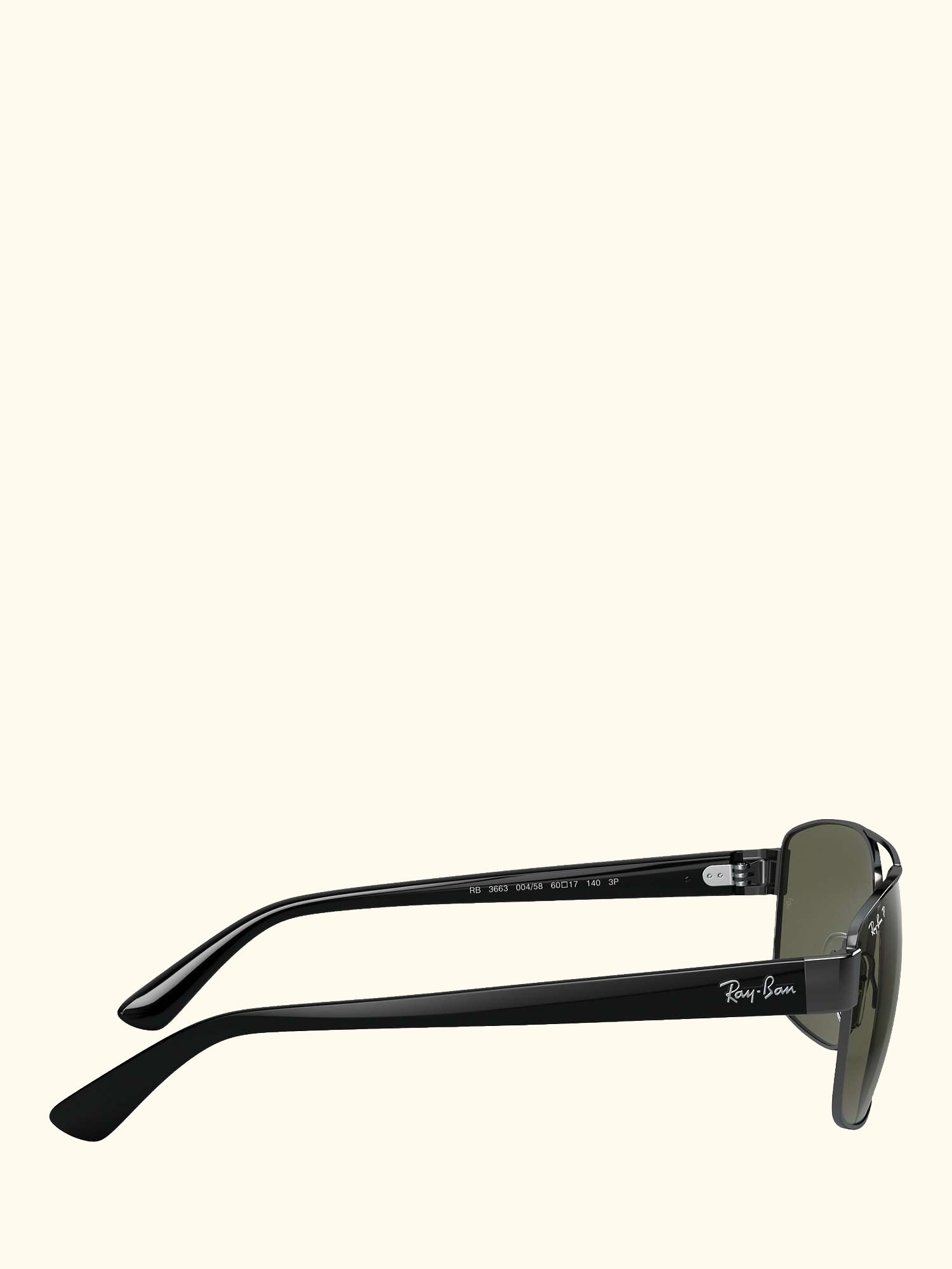 RB3663 Men's Polarised Rectangular Sunglasses
