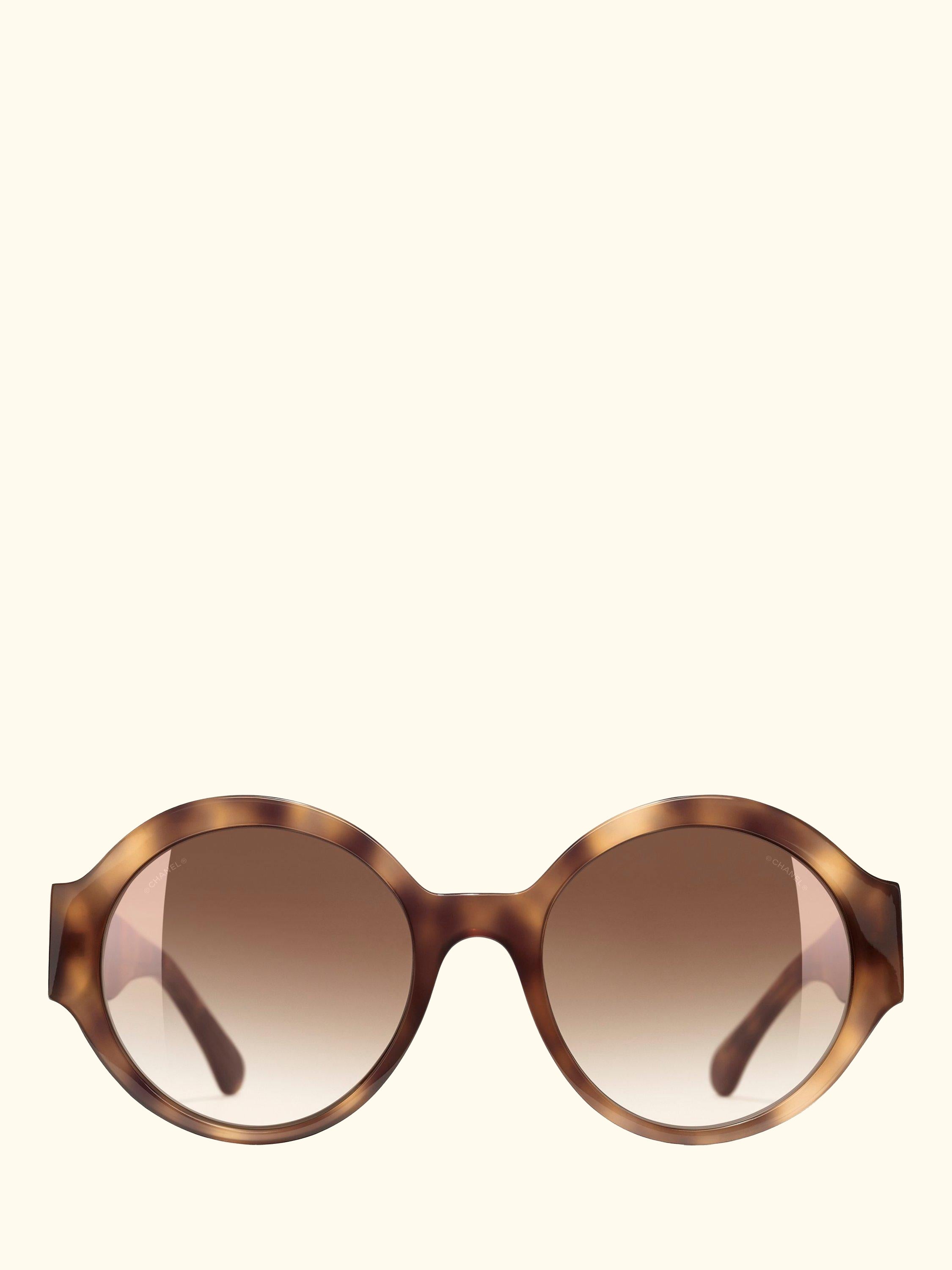 Oval Sunglasses CH5410 Havana/Brown Gradient