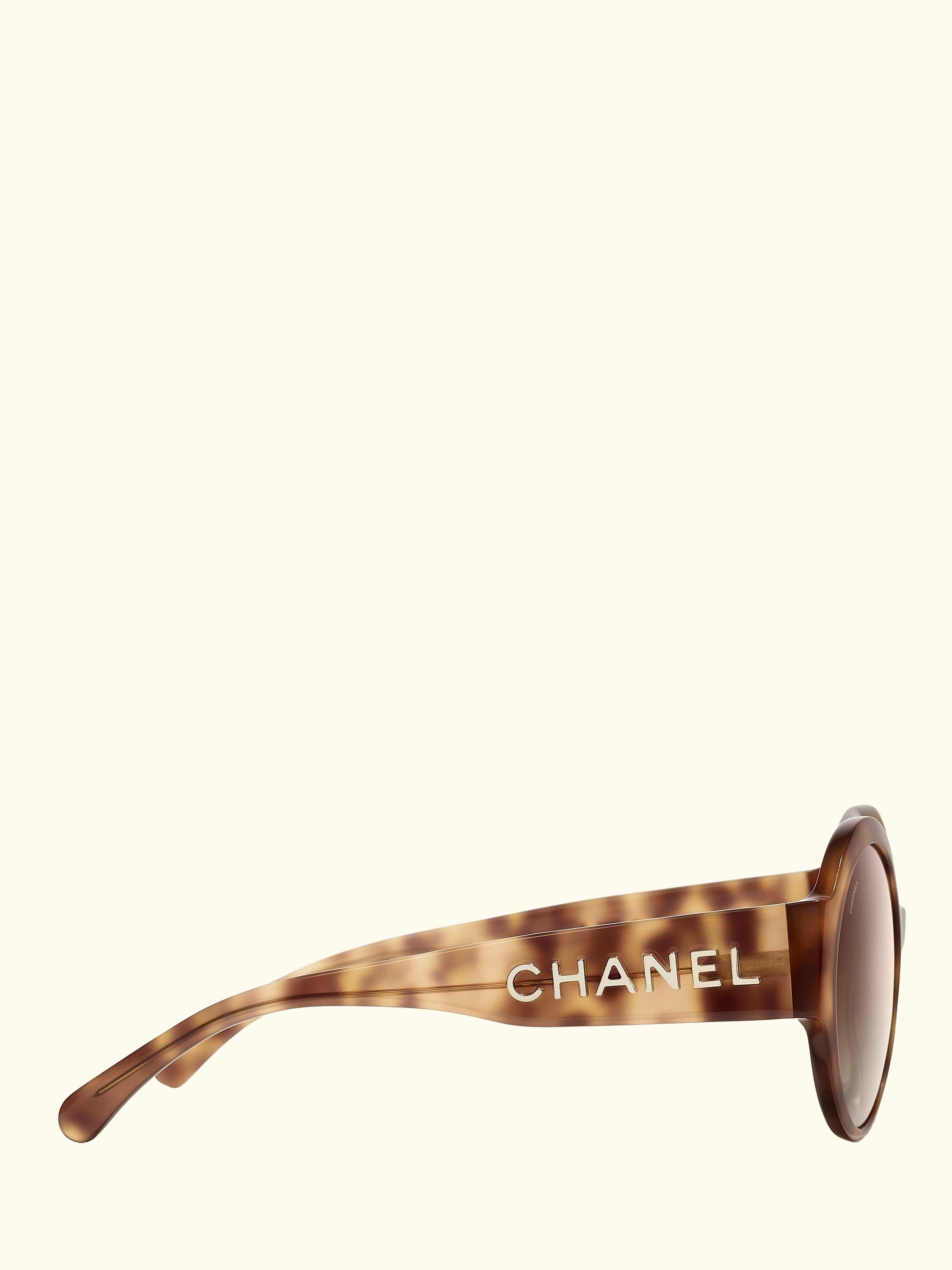 Oval Sunglasses CH5410 Havana/Brown Gradient