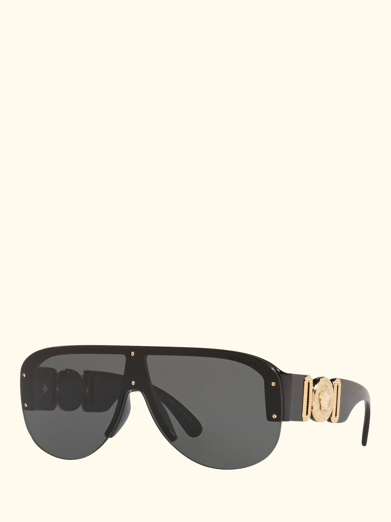 VE4391 Women's Irregular Sunglasses, Black/Grey