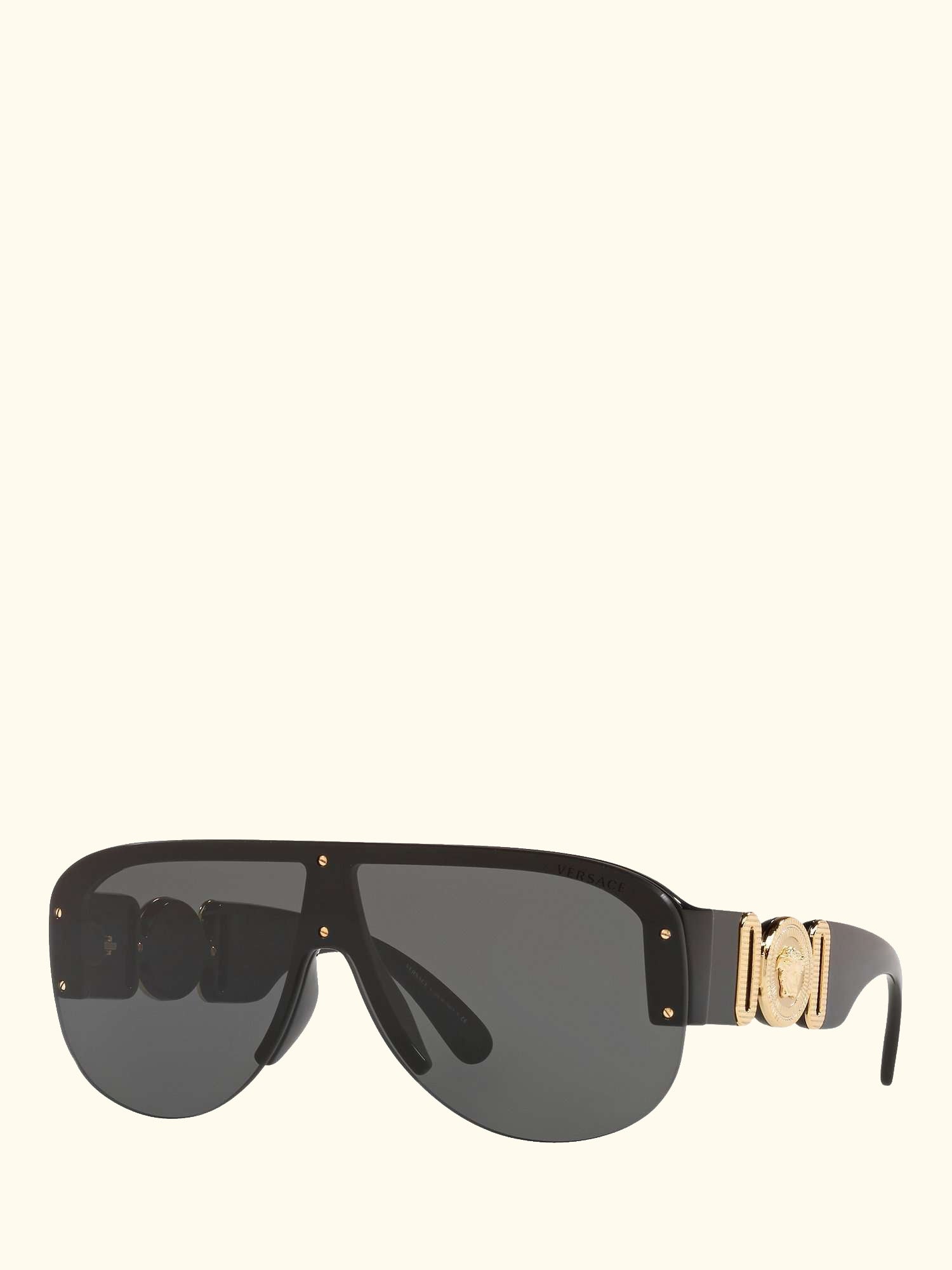 VE4391 Women's Irregular Sunglasses, Black/Grey