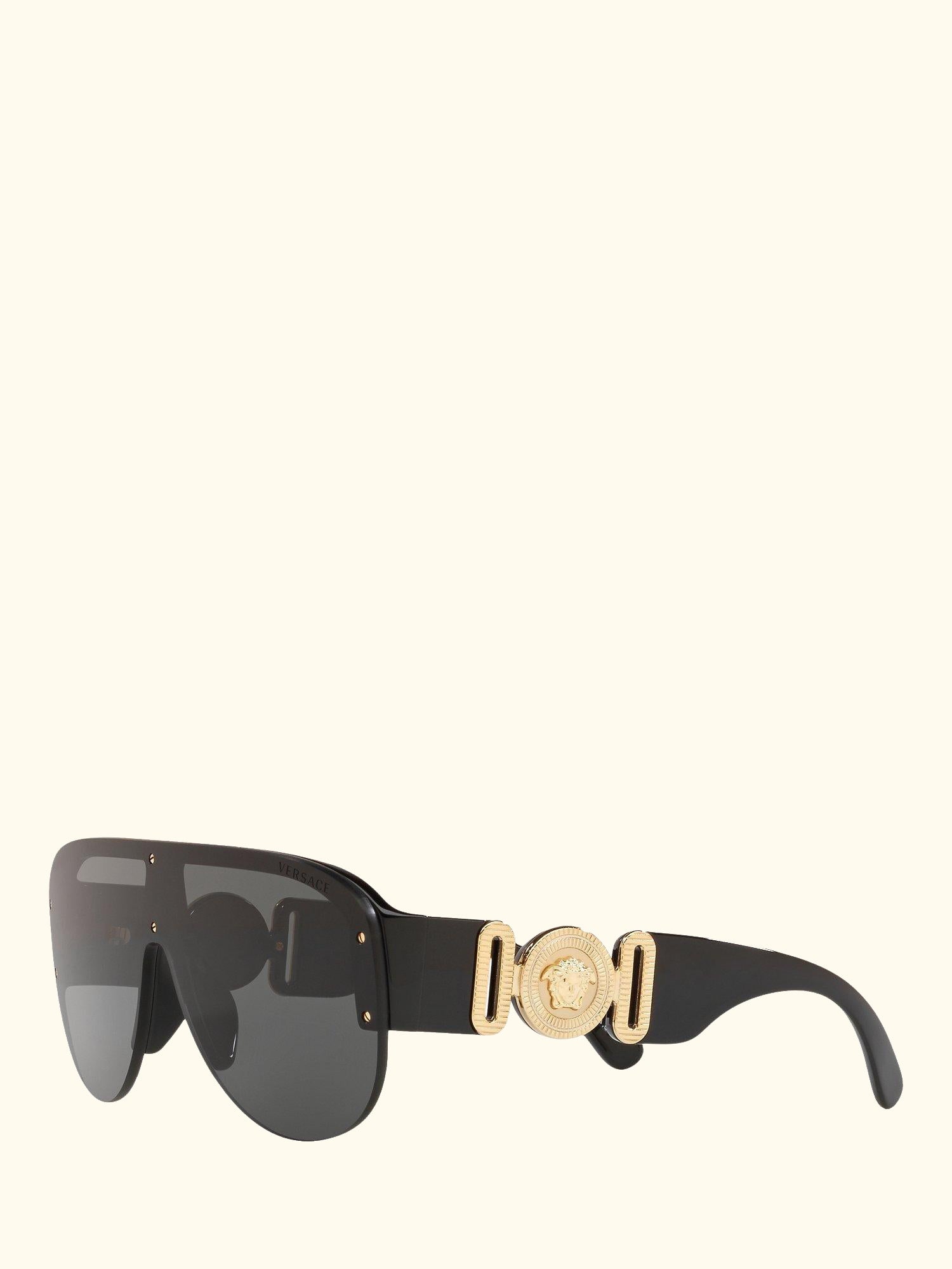 VE4391 Women's Irregular Sunglasses, Black/Grey