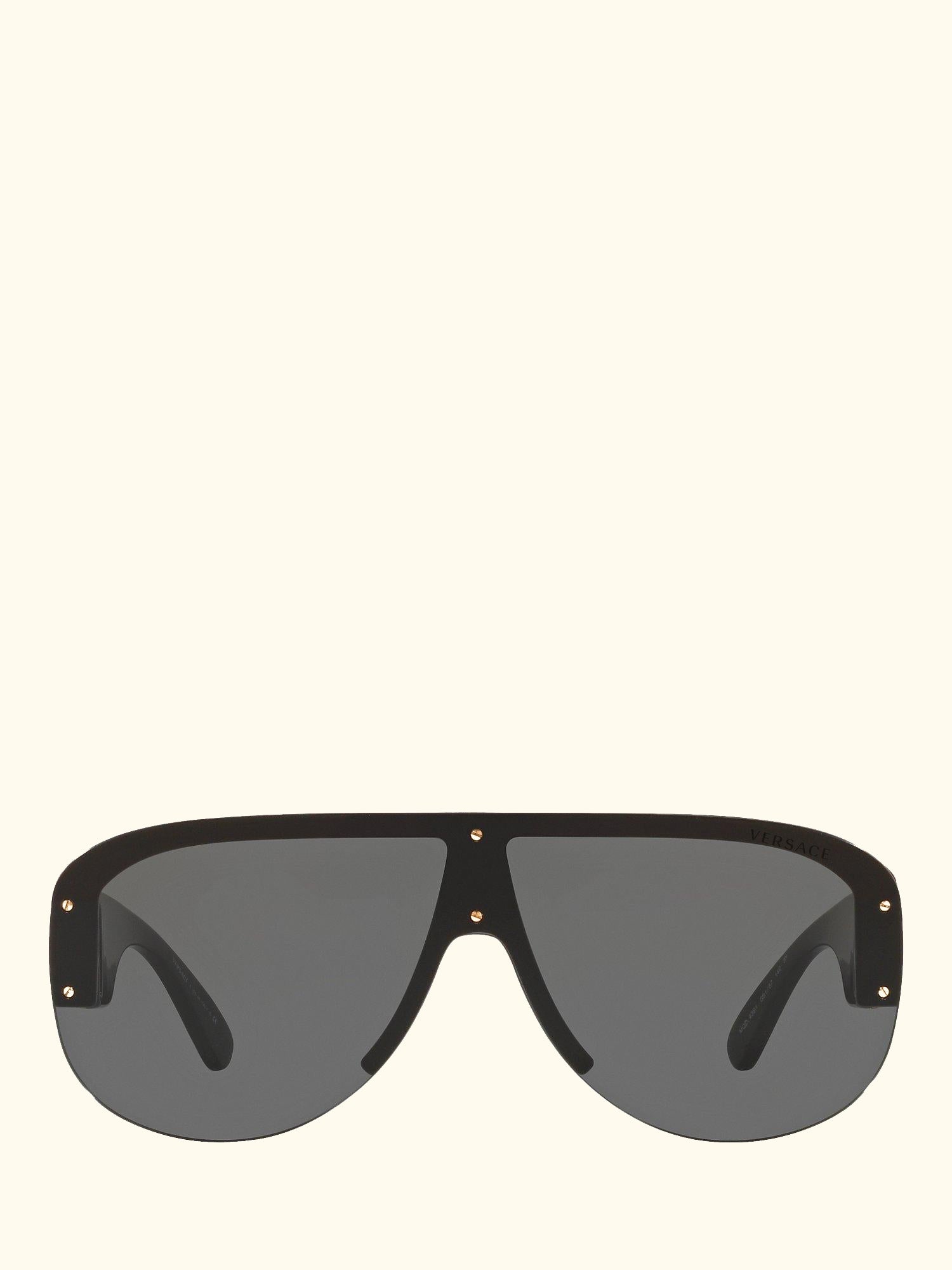 VE4391 Women's Irregular Sunglasses, Black/Grey
