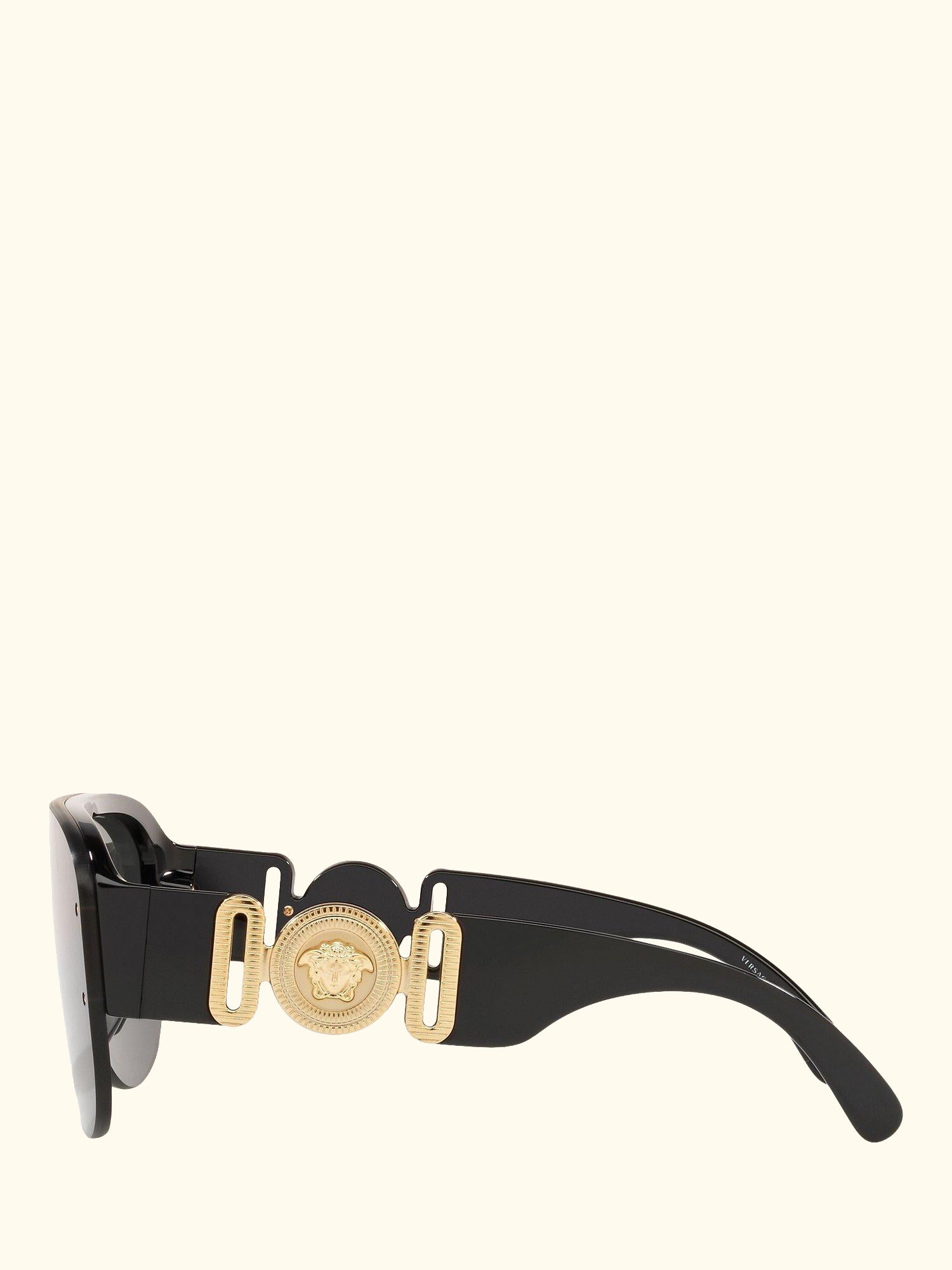 VE4391 Women's Irregular Sunglasses, Black/Grey
