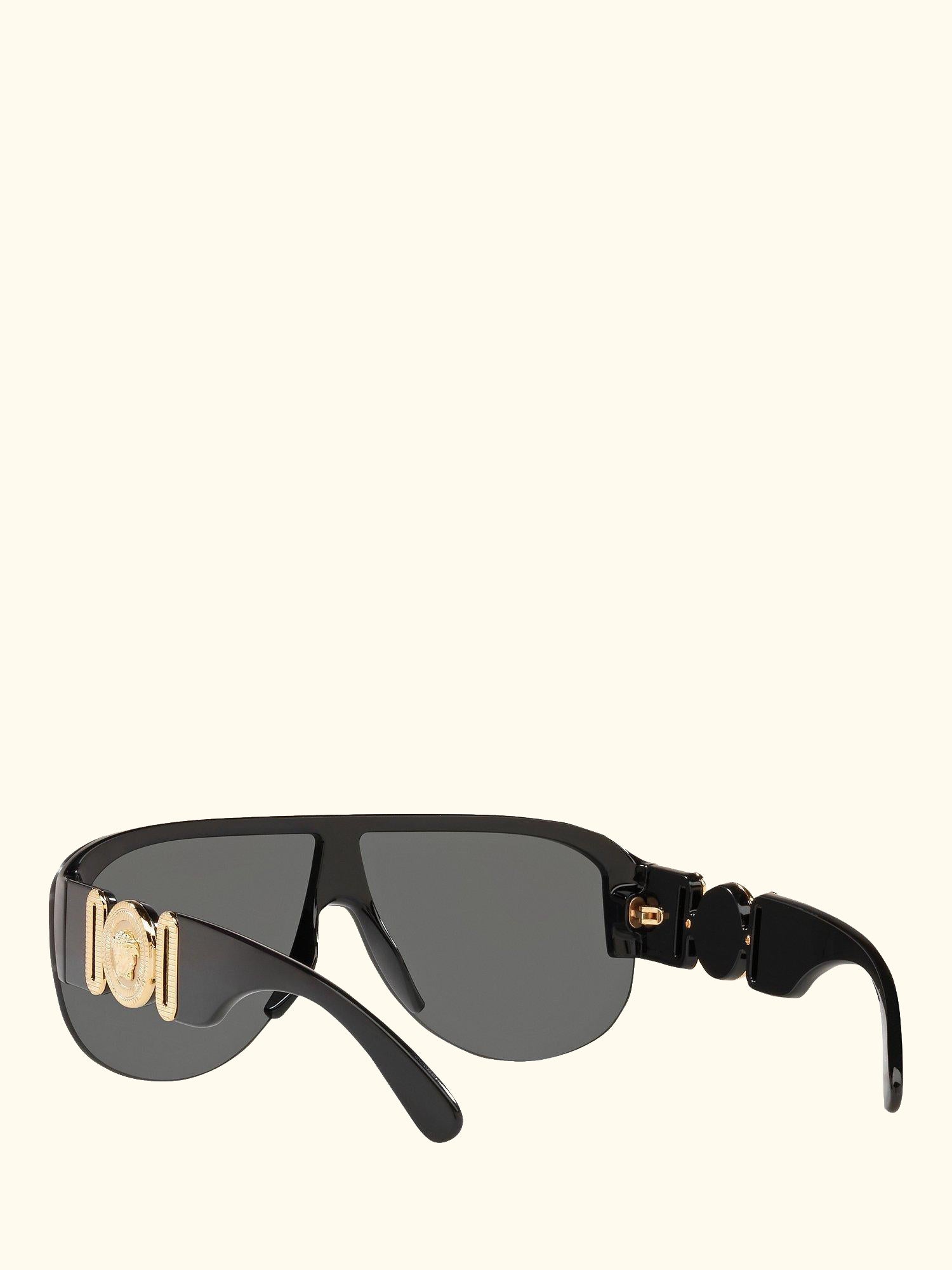 VE4391 Women's Irregular Sunglasses, Black/Grey