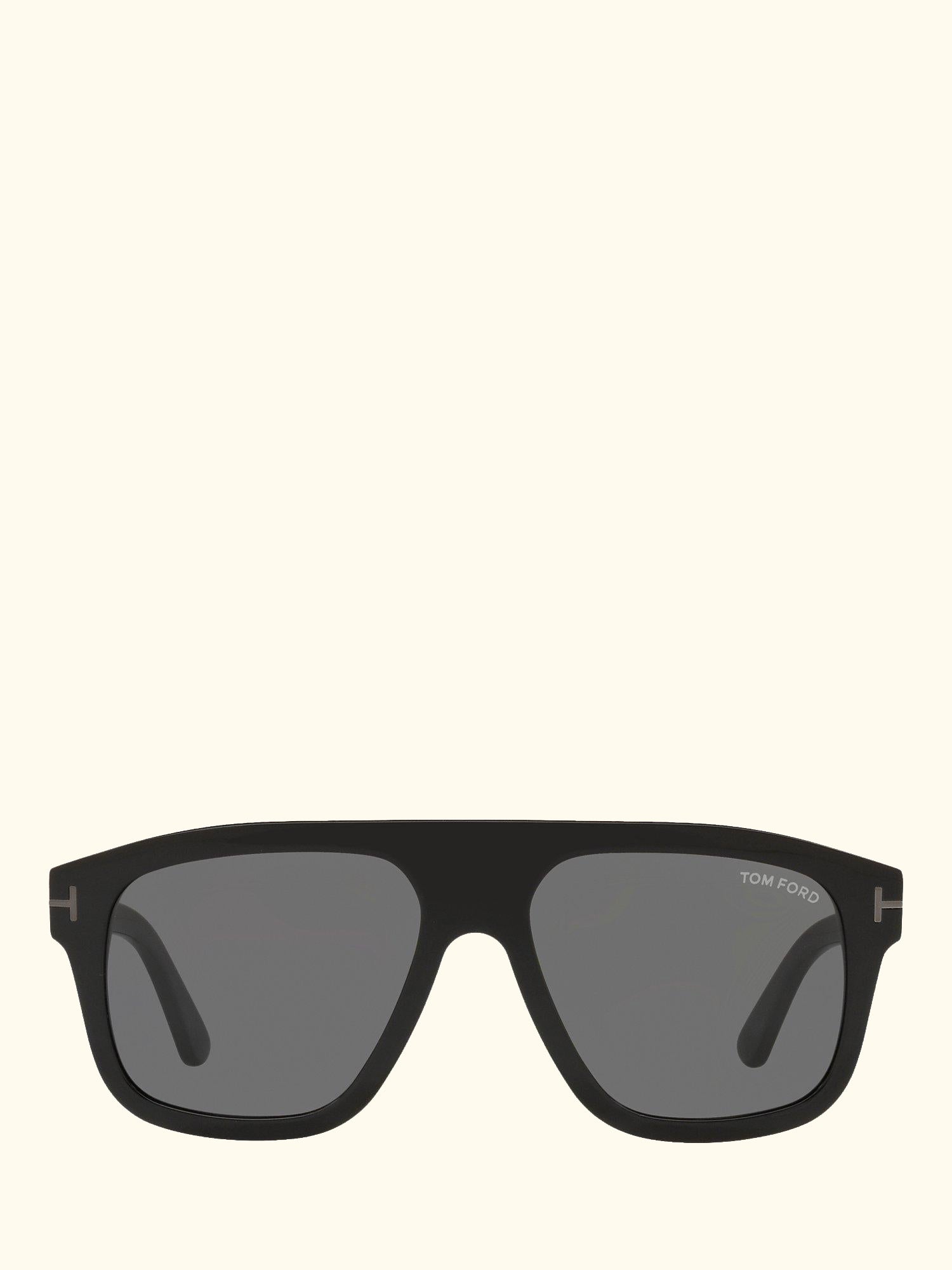 FT0777 Women's Thor Rectangular Sunglasses, Black/Grey