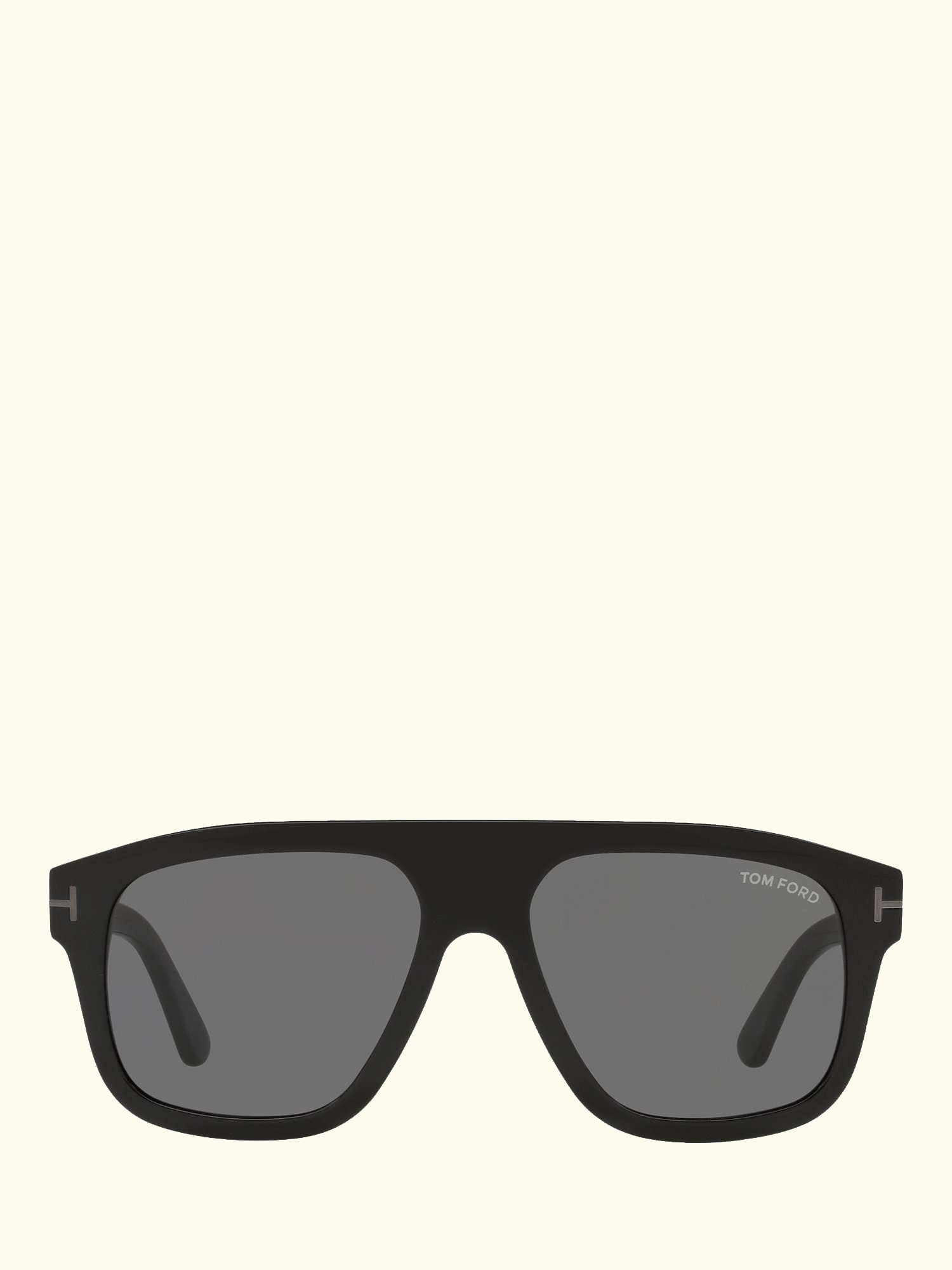 FT0777 Women's Thor Rectangular Sunglasses, Black/Grey