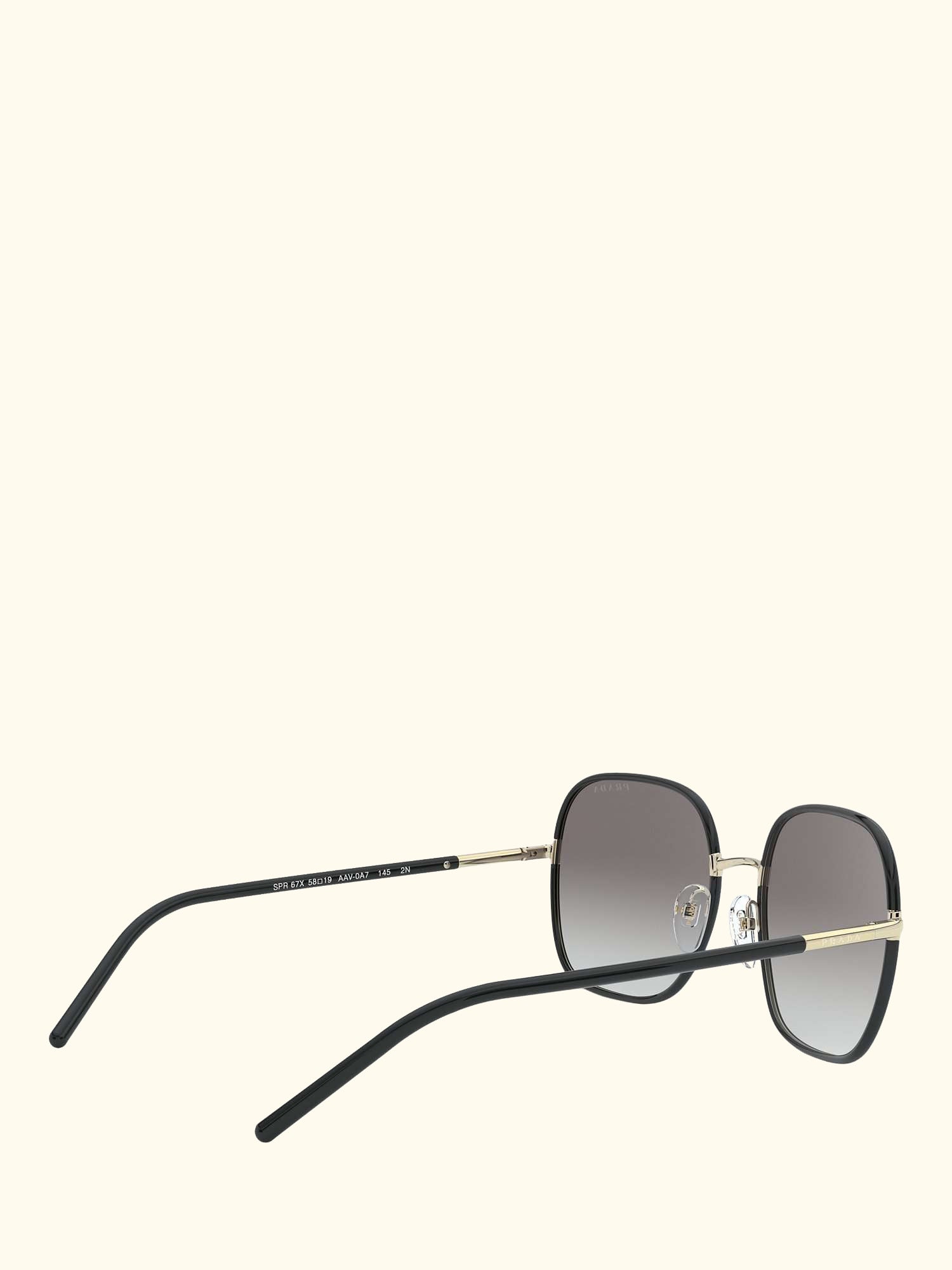 PR 67XS Women's Square Sunglasses