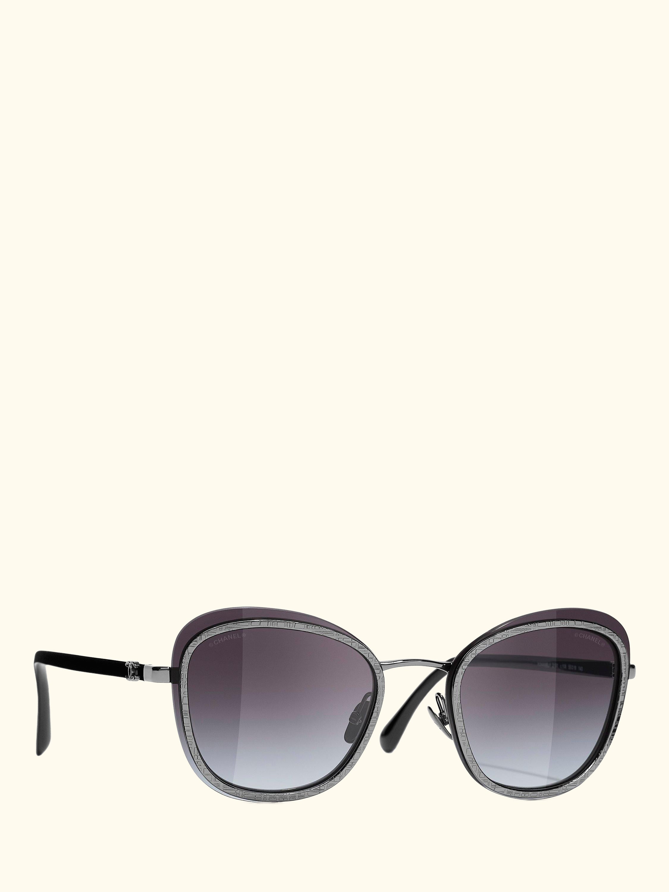Oval Sunglasses CH4264 Gunmetal/Grey Gradient
