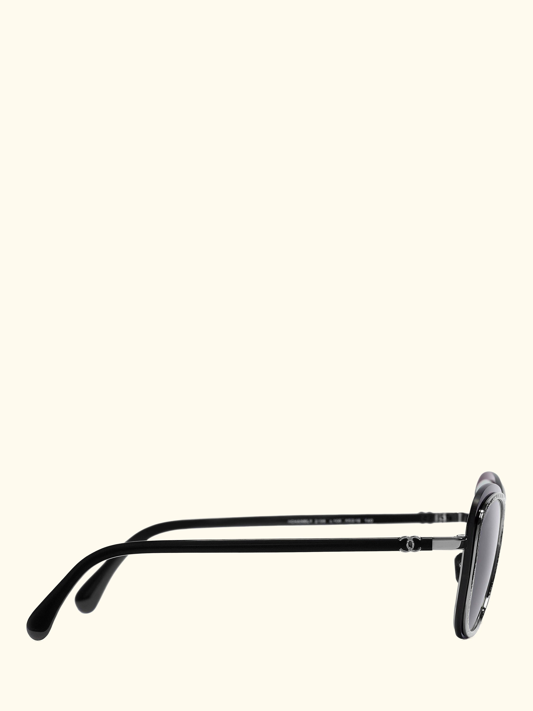 Oval Sunglasses CH4264 Gunmetal/Grey Gradient