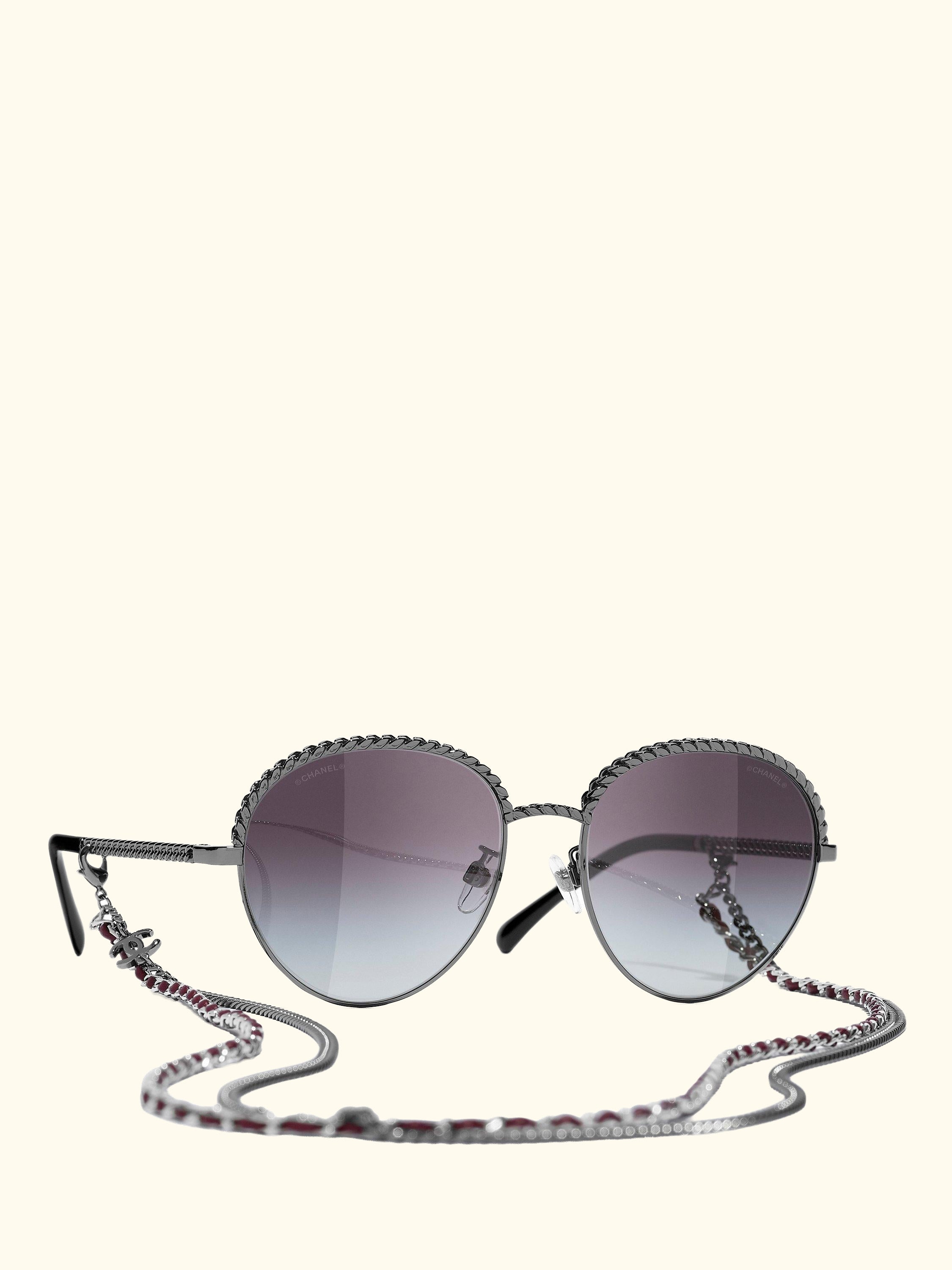 Oval Sunglasses CH4242 Grey/Grey Gradient