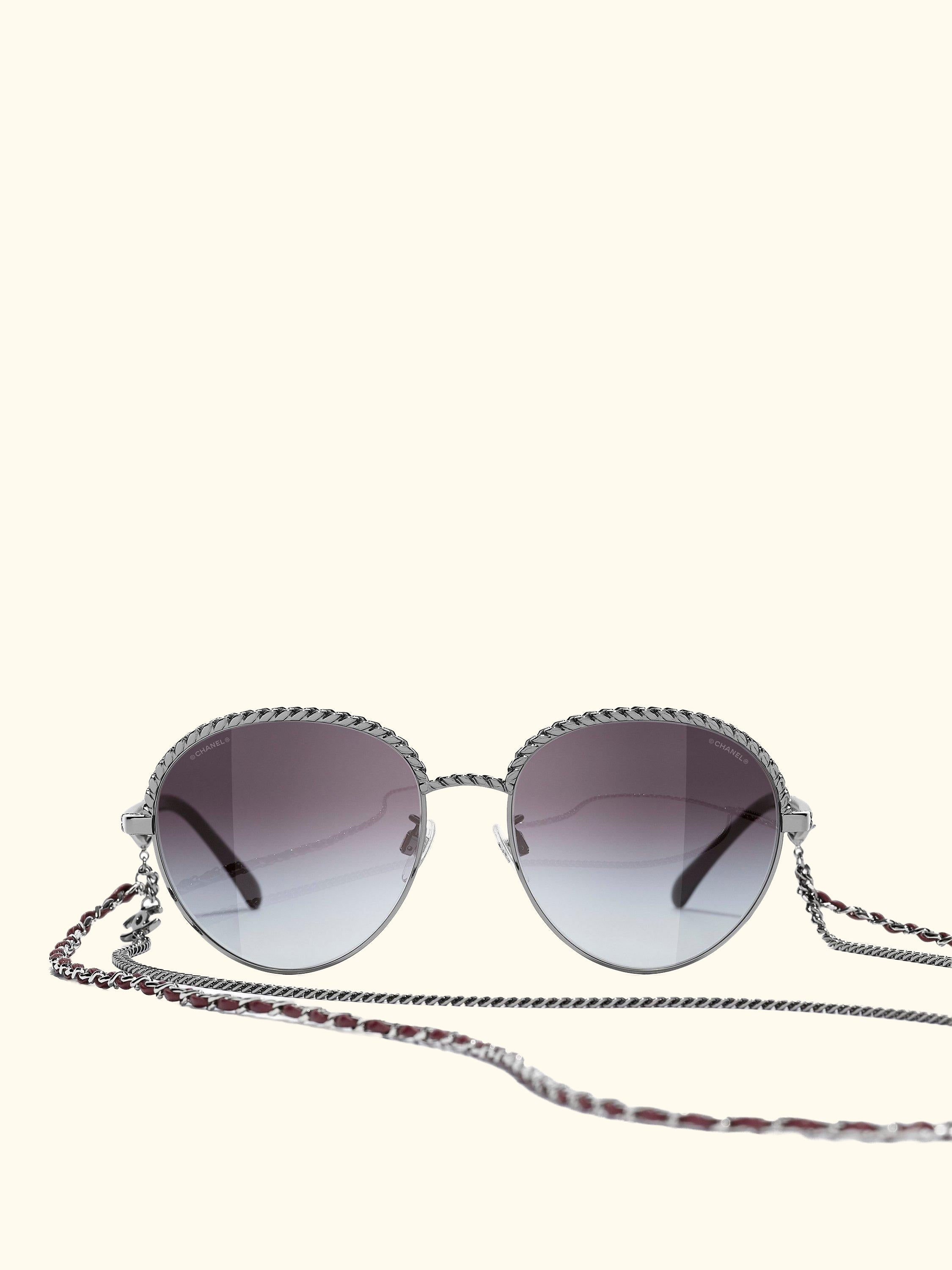 Oval Sunglasses CH4242 Grey/Grey Gradient
