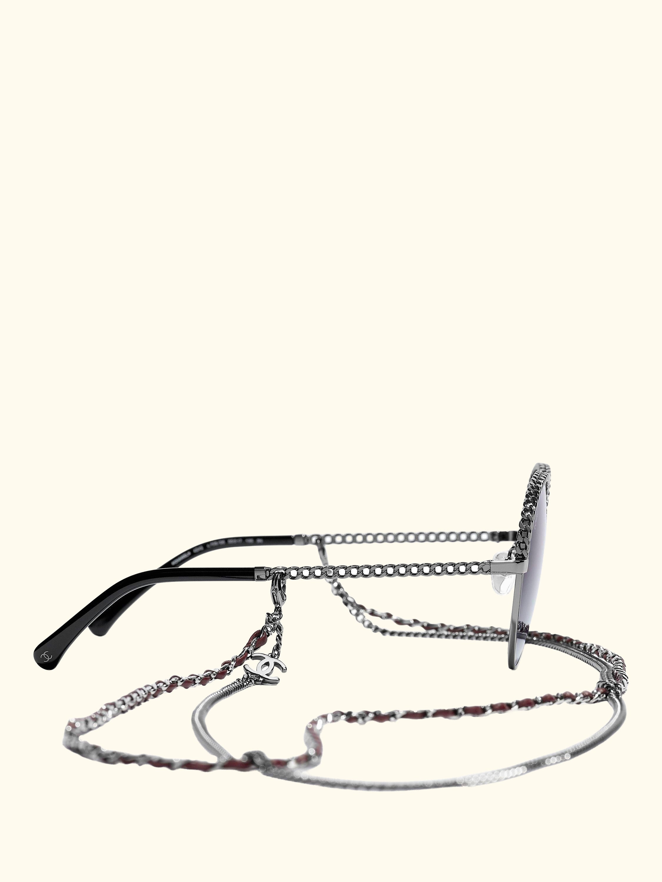 Oval Sunglasses CH4242 Grey/Grey Gradient