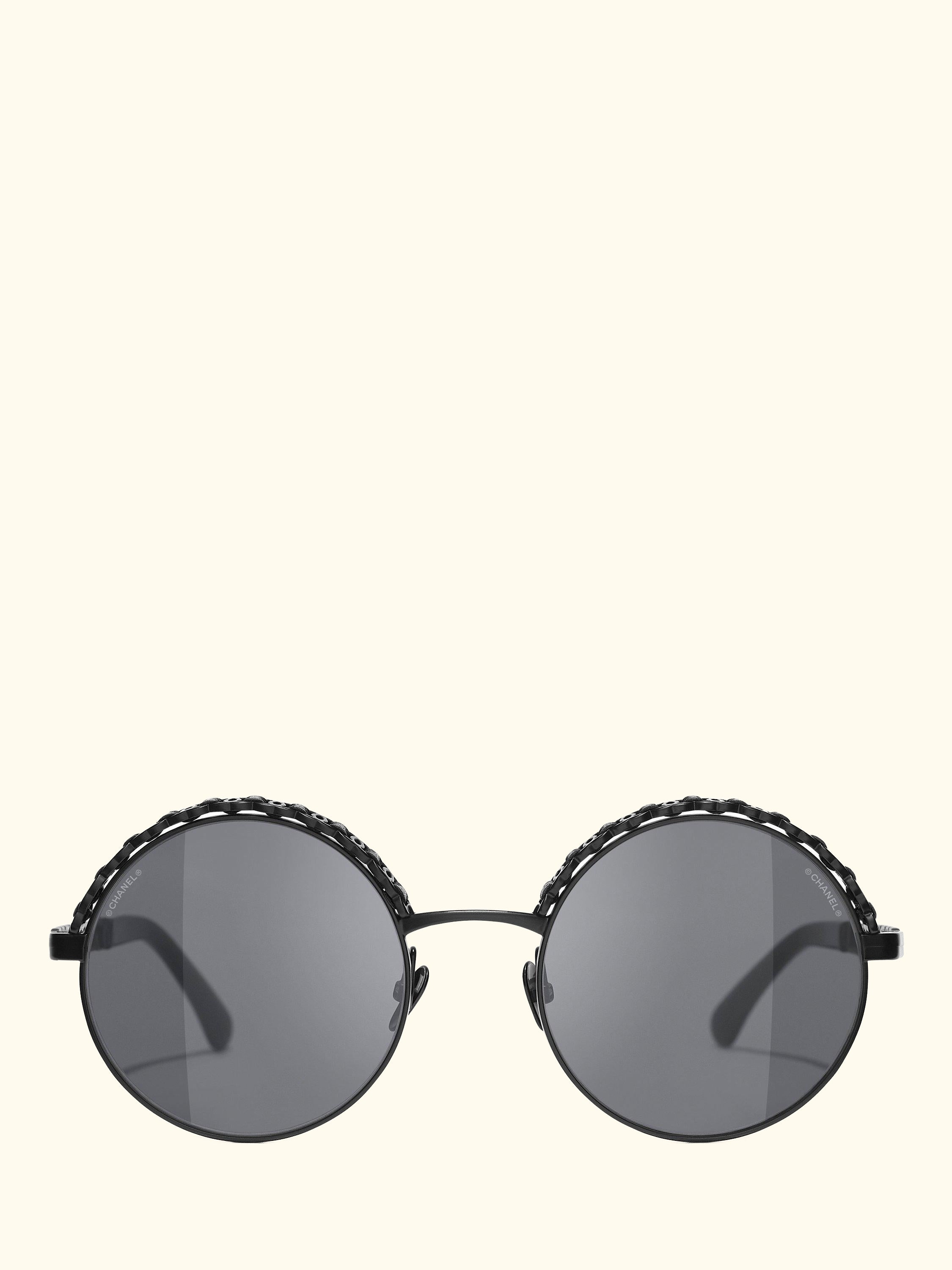 Round Sunglasses CH4265Q Black