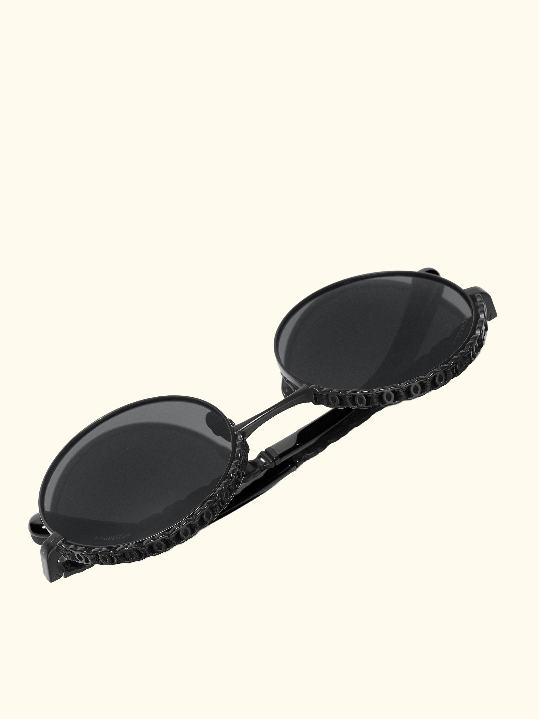 Round Sunglasses CH4265Q Black