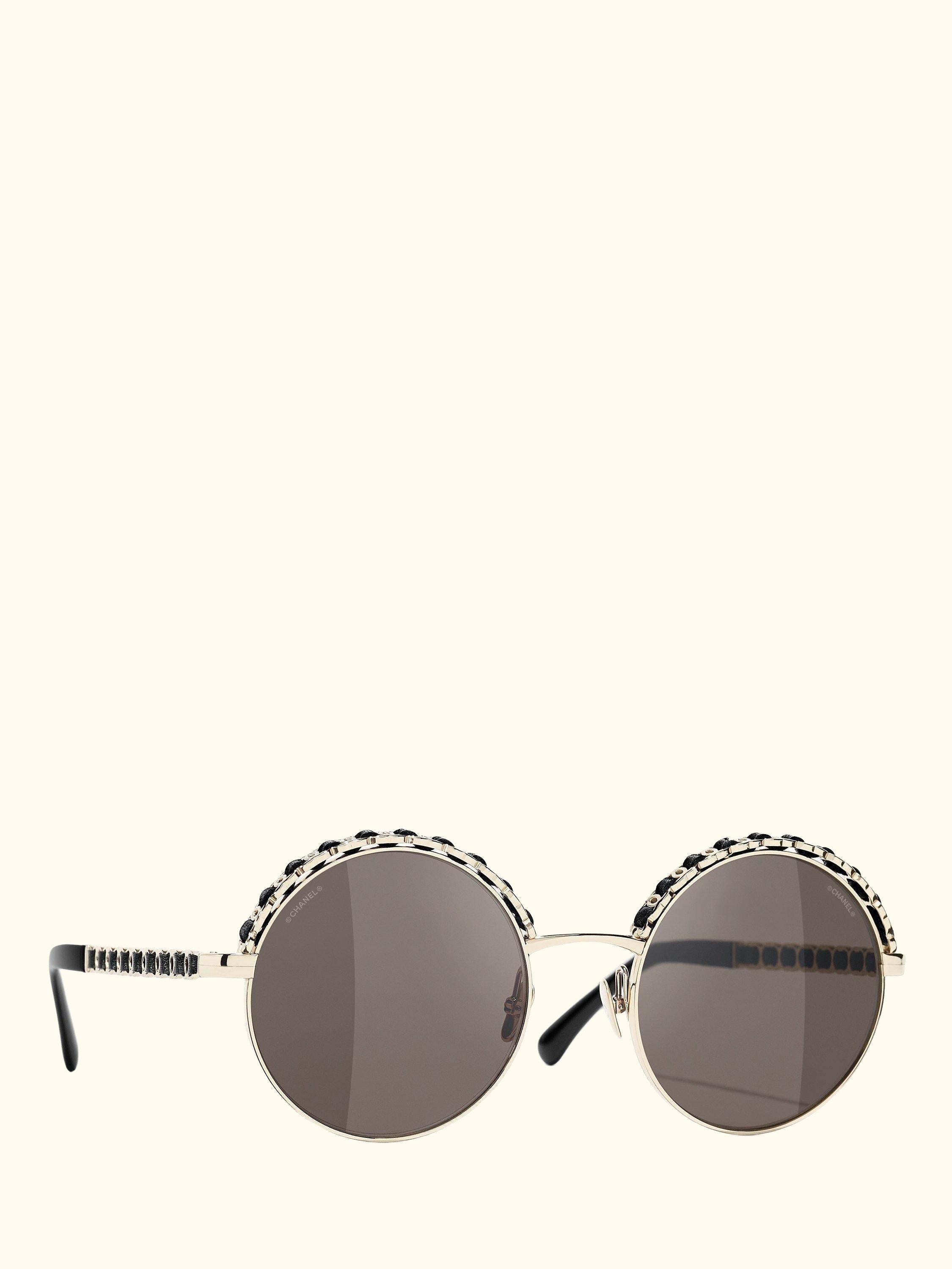Round Sunglasses CH4265Q Pale Gold/Grey