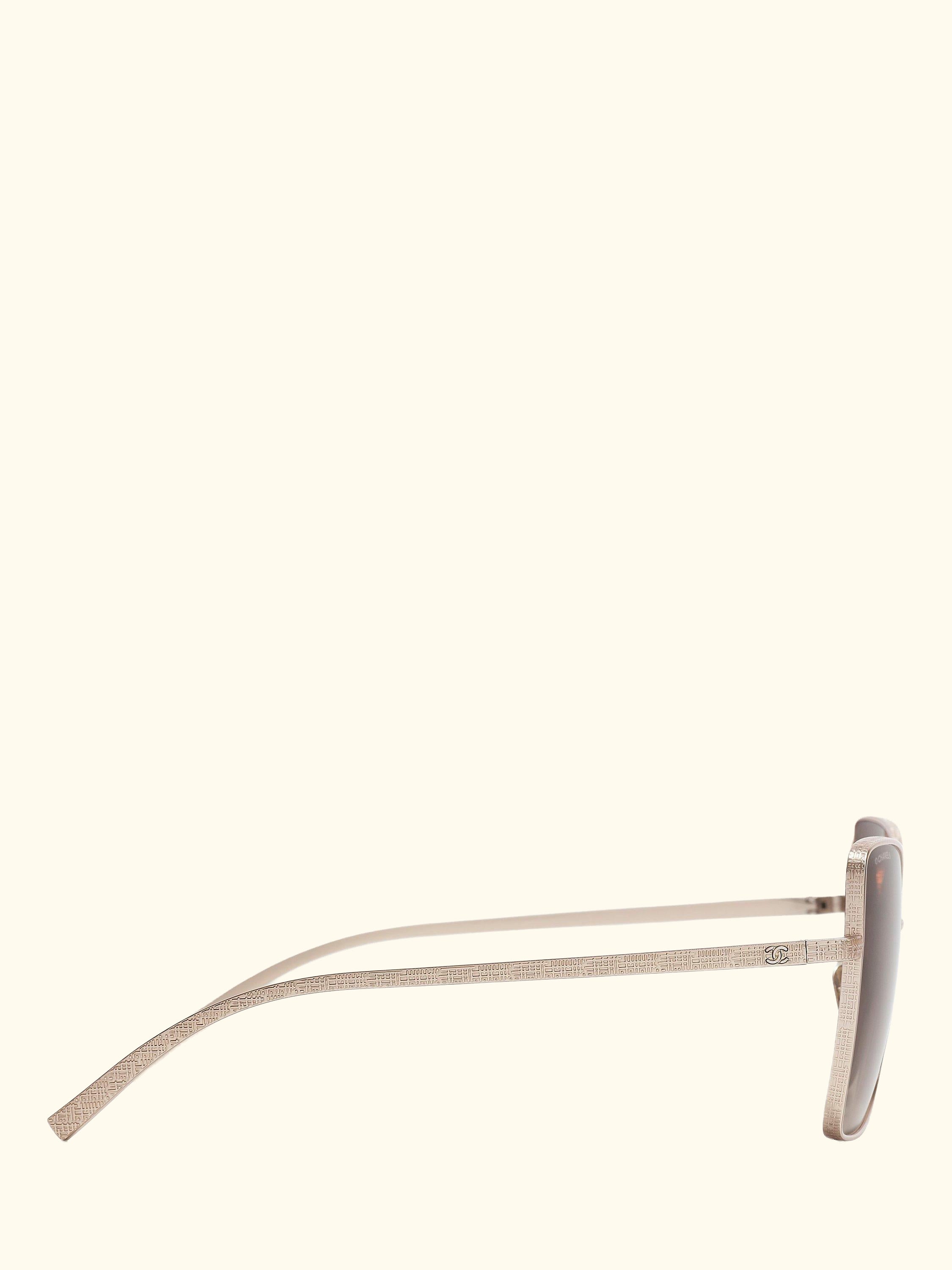 Irregular Sunglasses CH4263T Pale Gold/Brown Gradient