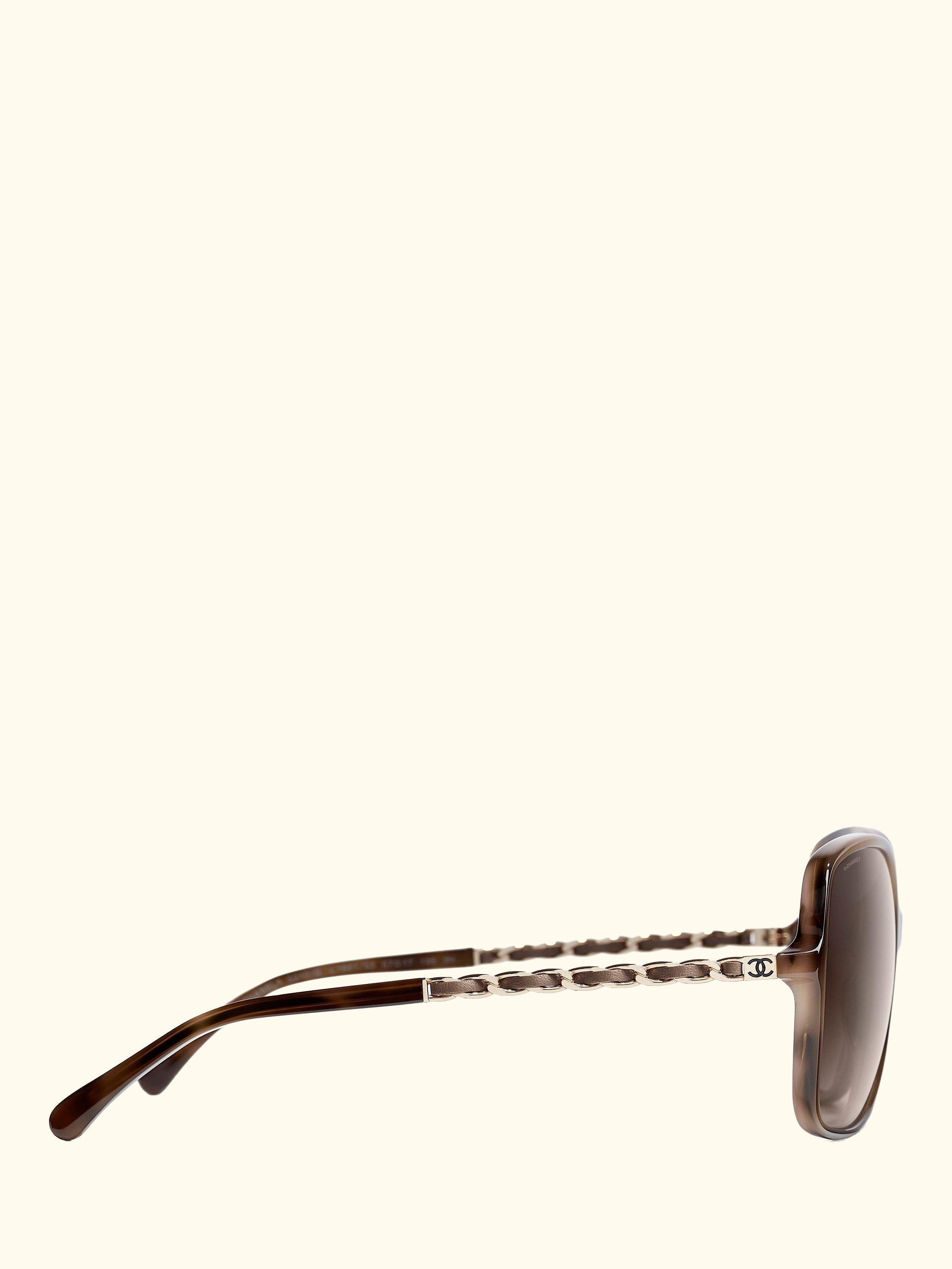 Square Sunglasses CH5210Q Brown/Brown Gradient
