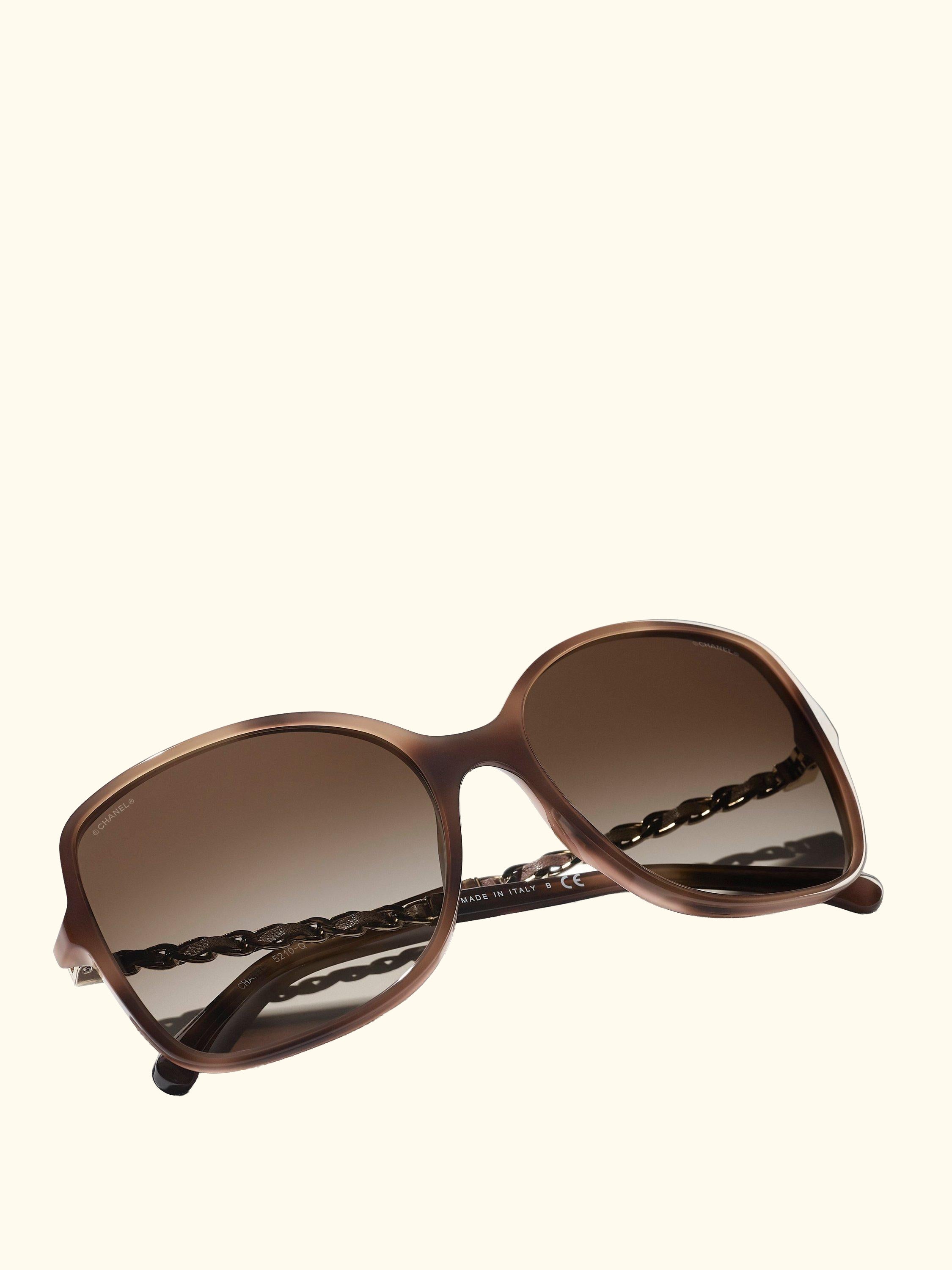 Square Sunglasses CH5210Q Brown/Brown Gradient