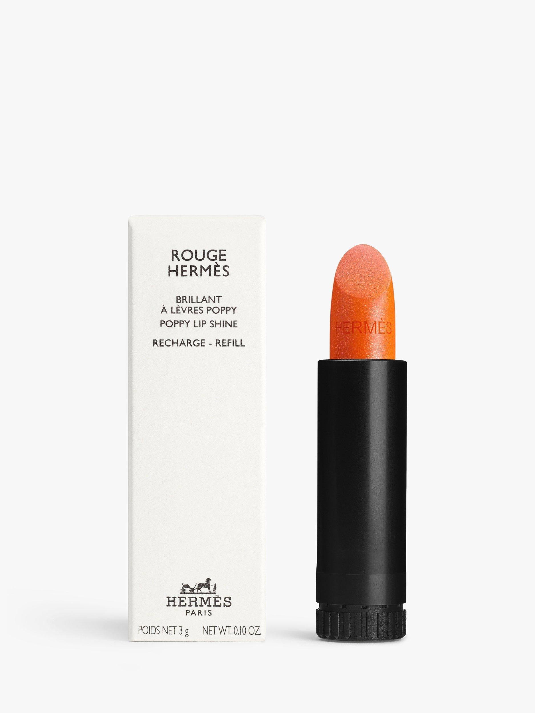 Rouge Hermès Lip Shine Refill, Poppy