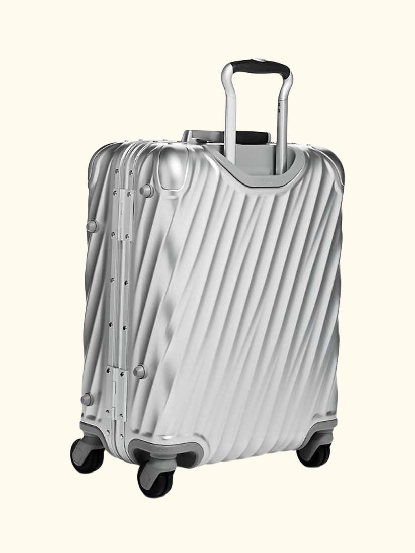 19 Degree Aluminum Continental 56cm 4-Wheel Cabin Case, Silver