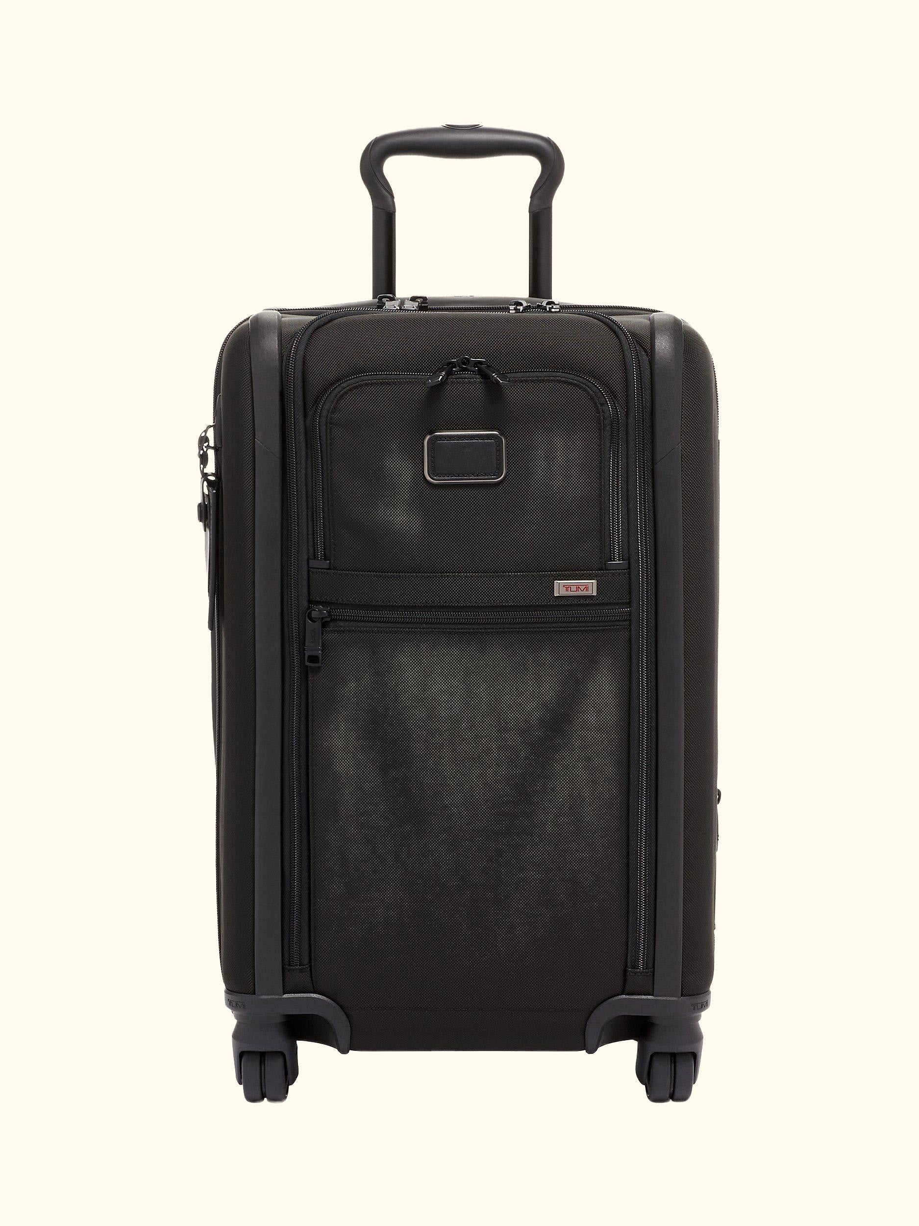 Alpha 3 International 56cm 4-Wheel Expandable Cabin Case, Black