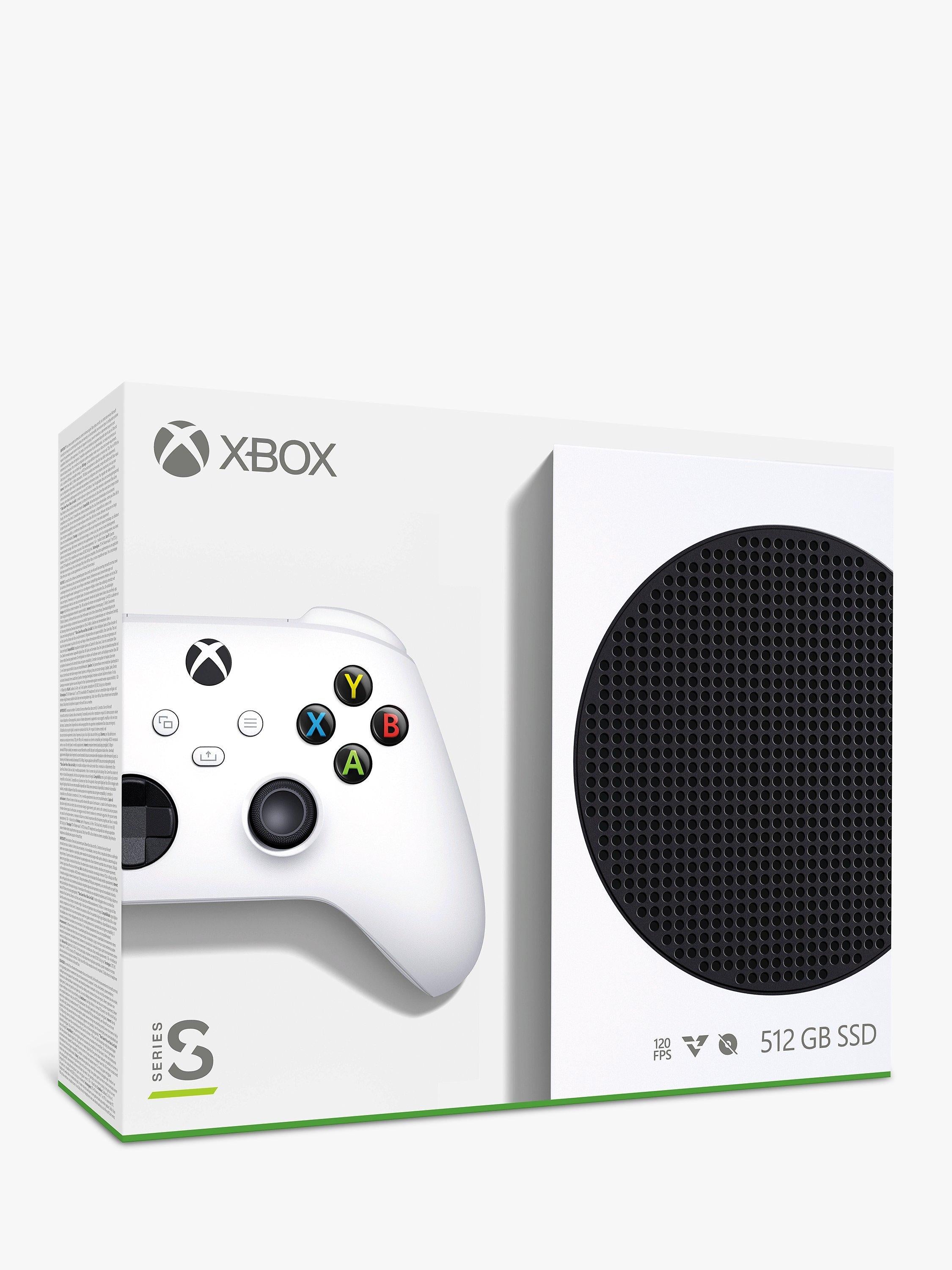 Xbox Series S Digital Edition Console, 512GB, with Wireless Controller, White