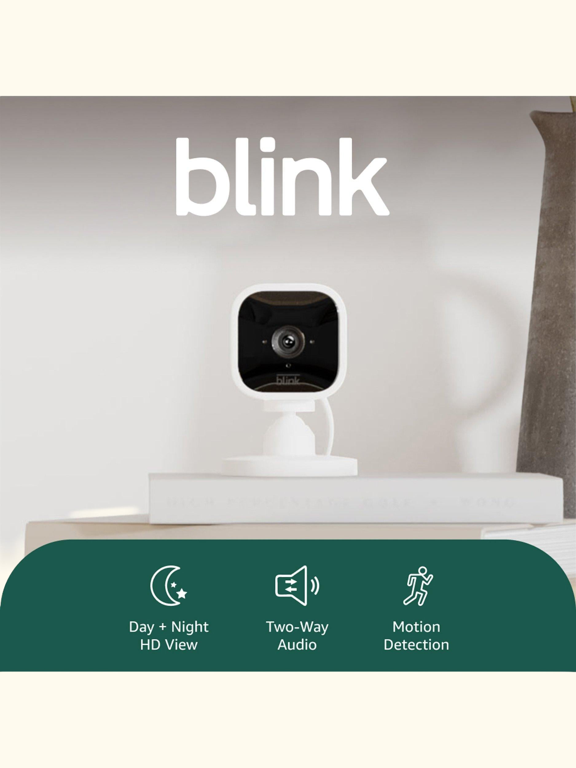 Blink Mini Indoor Plug-in Smart Security HD Camera, Pack of 2