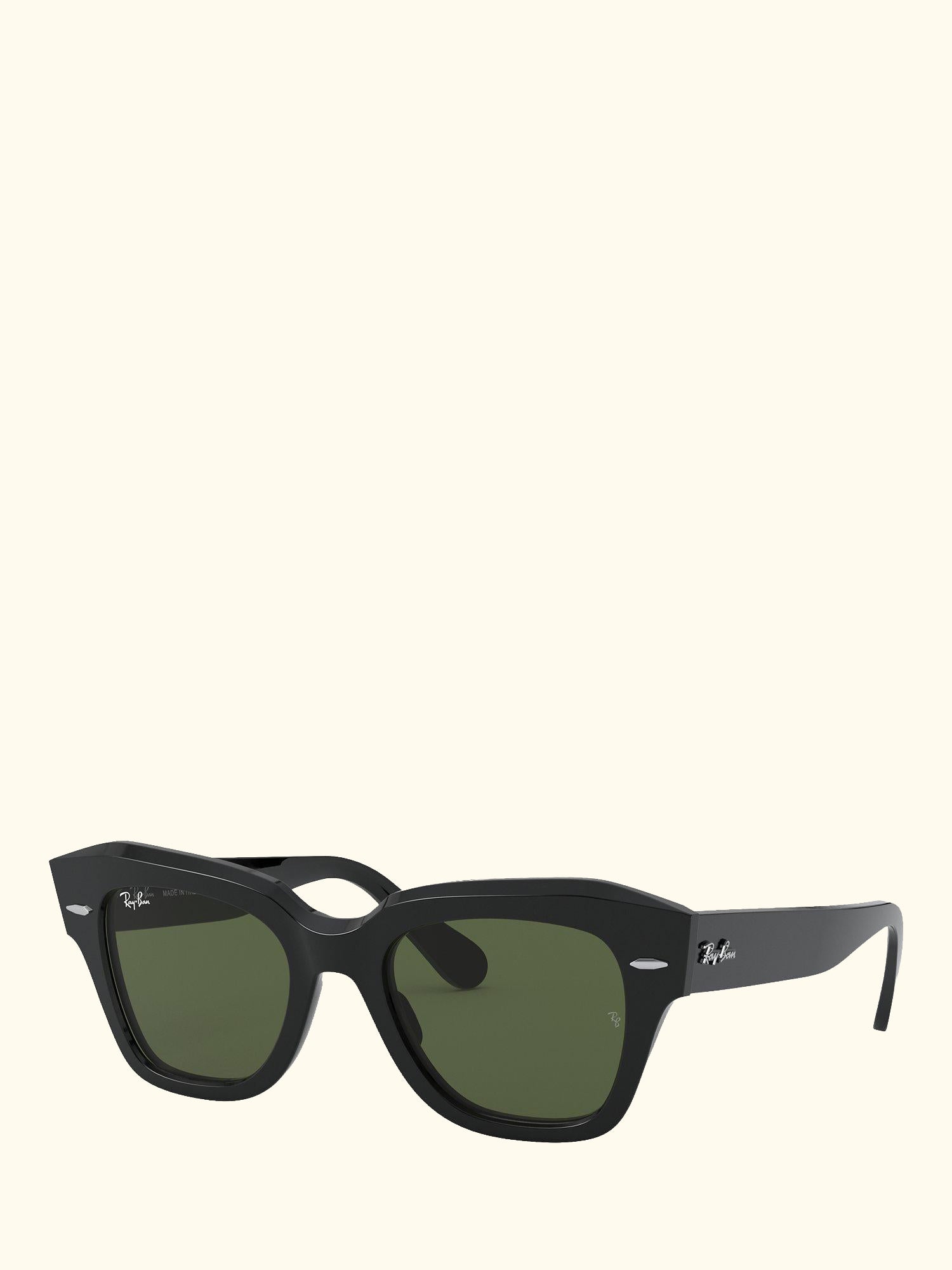 RB2186 Unisex Square Sunglasses, Black