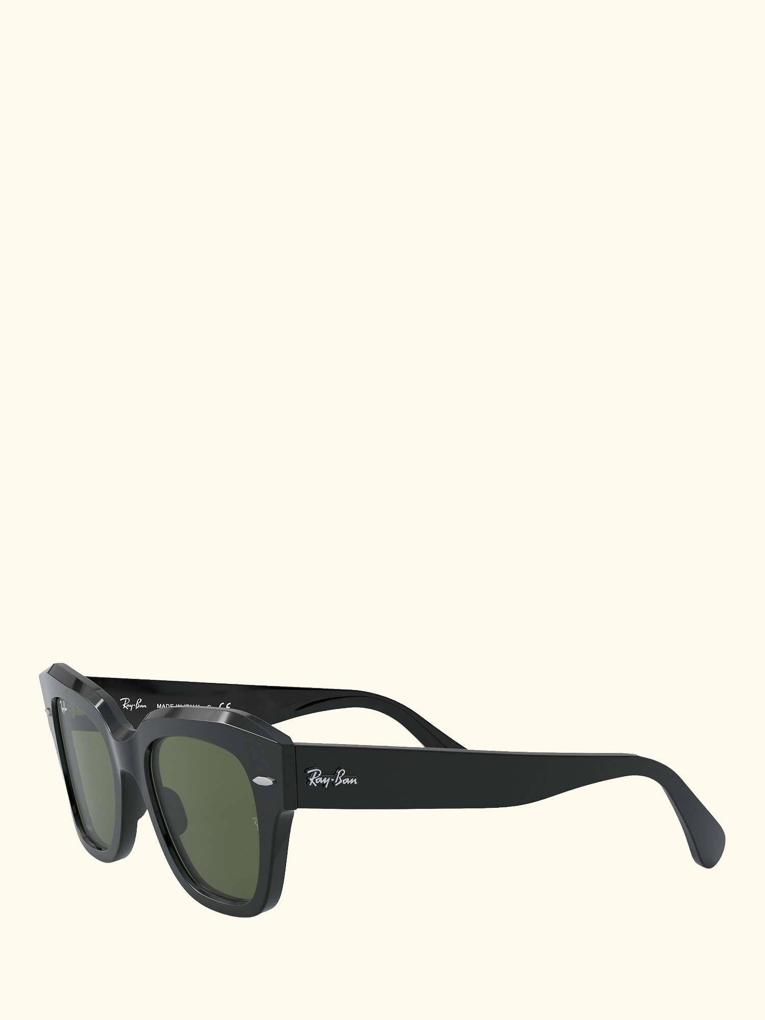 RB2186 Unisex Square Sunglasses, Black