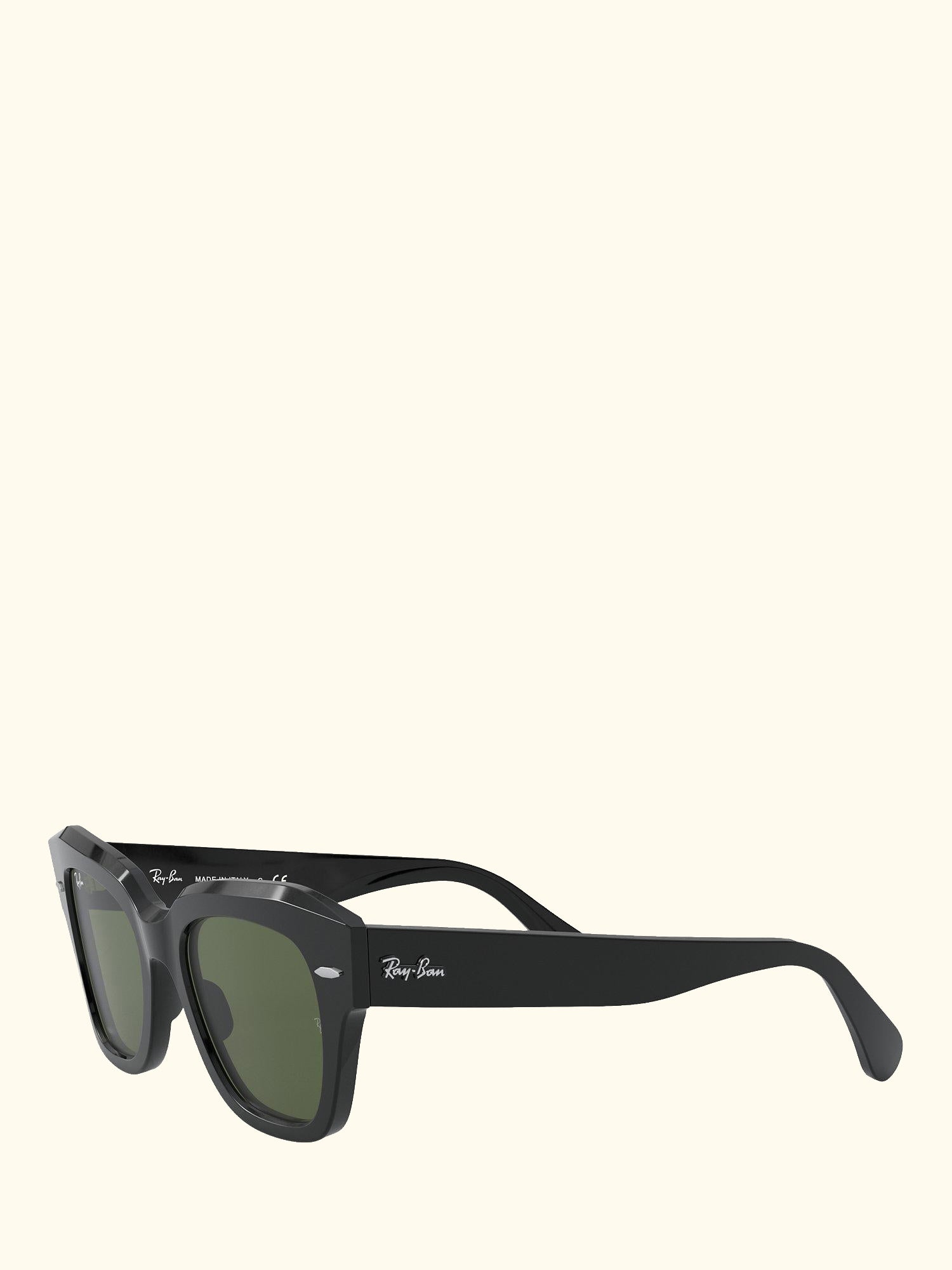 RB2186 Unisex Square Sunglasses, Black